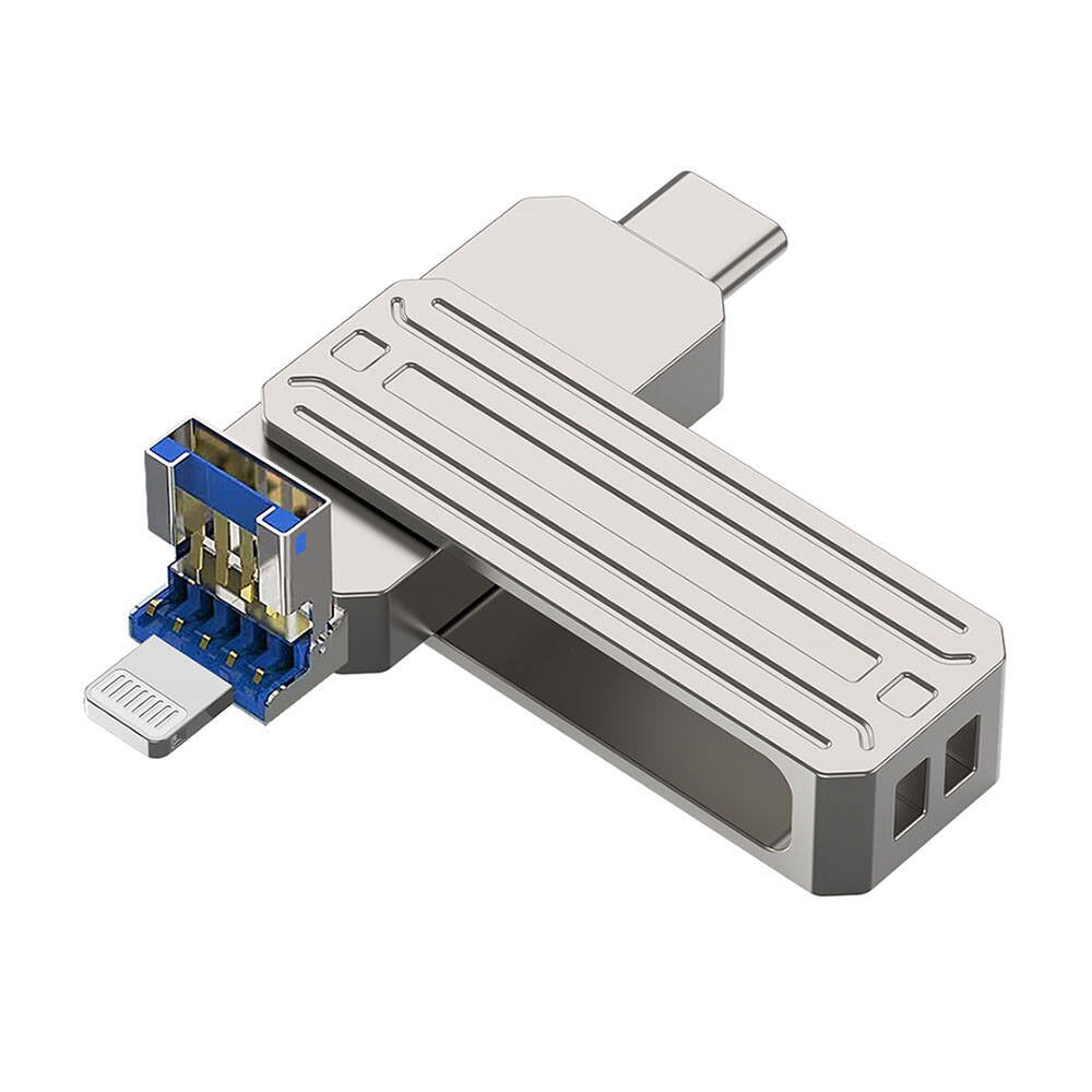Wi-Fd001 3In1 Usb-A + Lightning + Type-C Otg Sürücü 64Gb