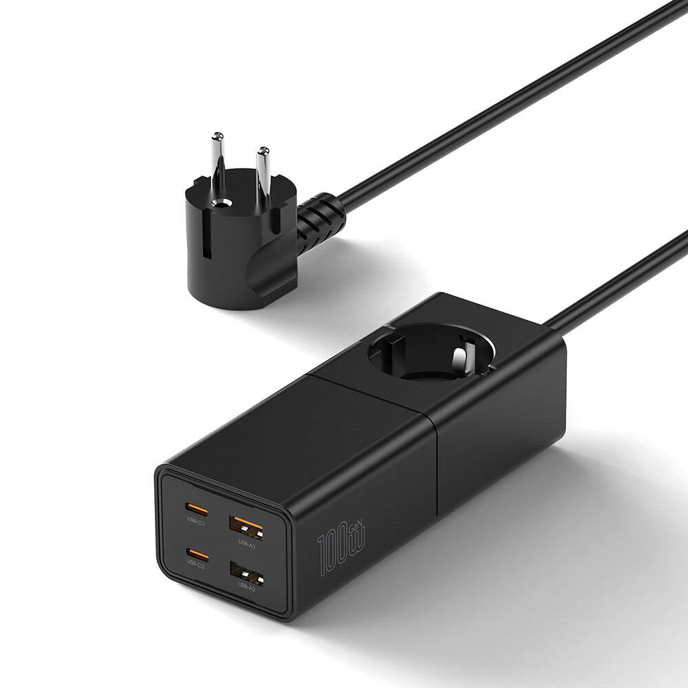 Wi‑S004 Gan Tech Kablolu Şarj Cihazı 100 W Priz
