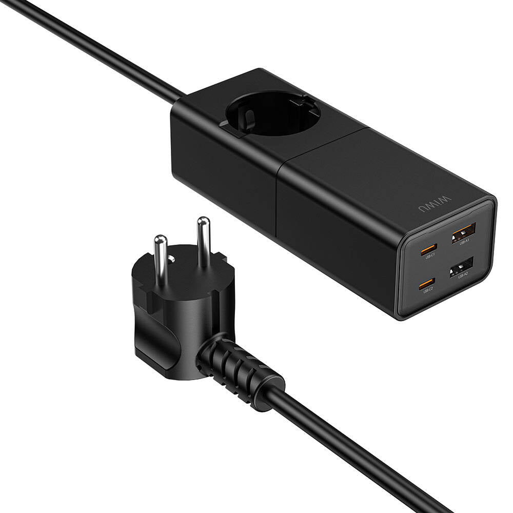 Wi‑S004 Gan Tech Kablolu Şarj Cihazı 100 W Priz