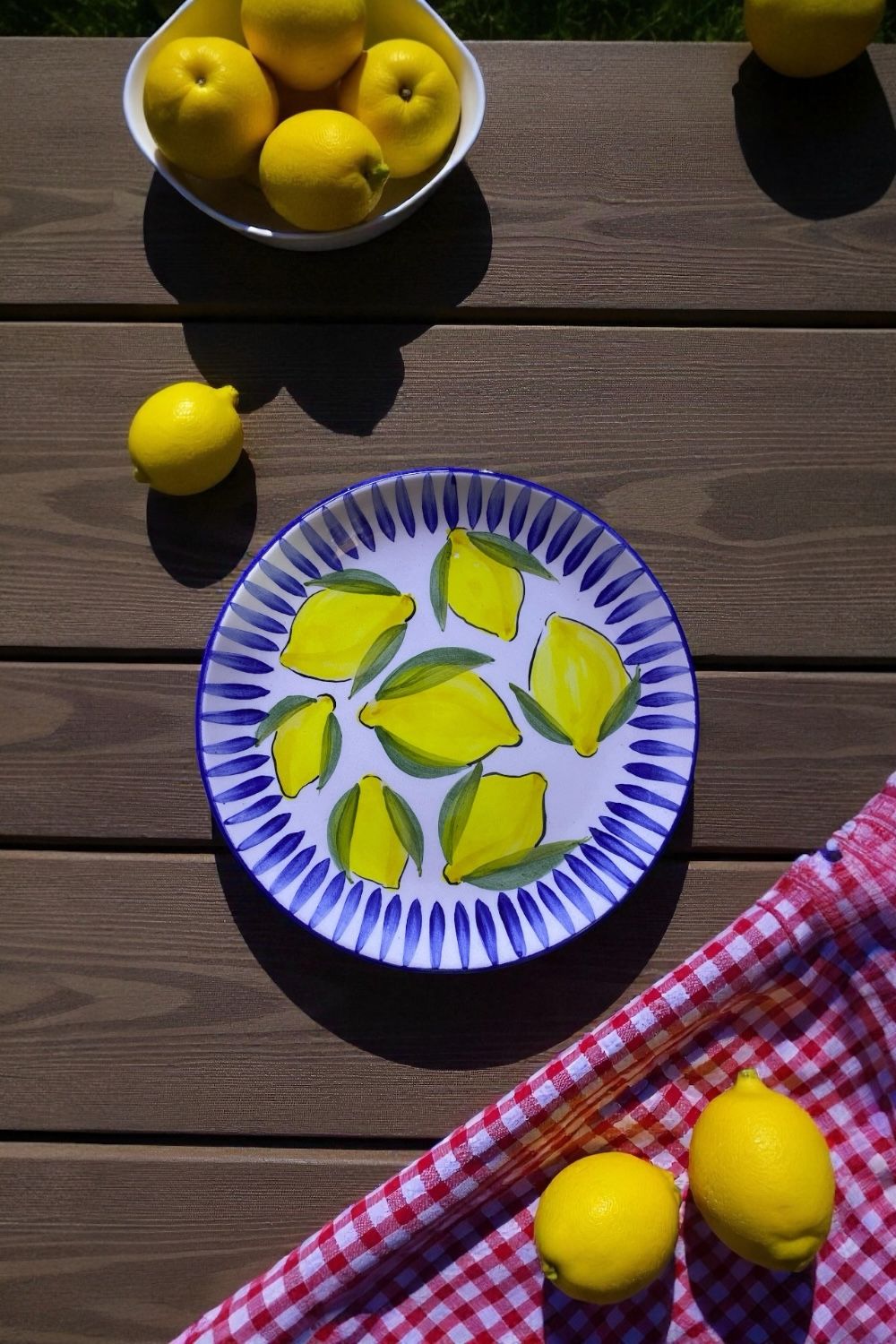 Limon, Seramik Pasta Tabağı- 18 Cm - 0