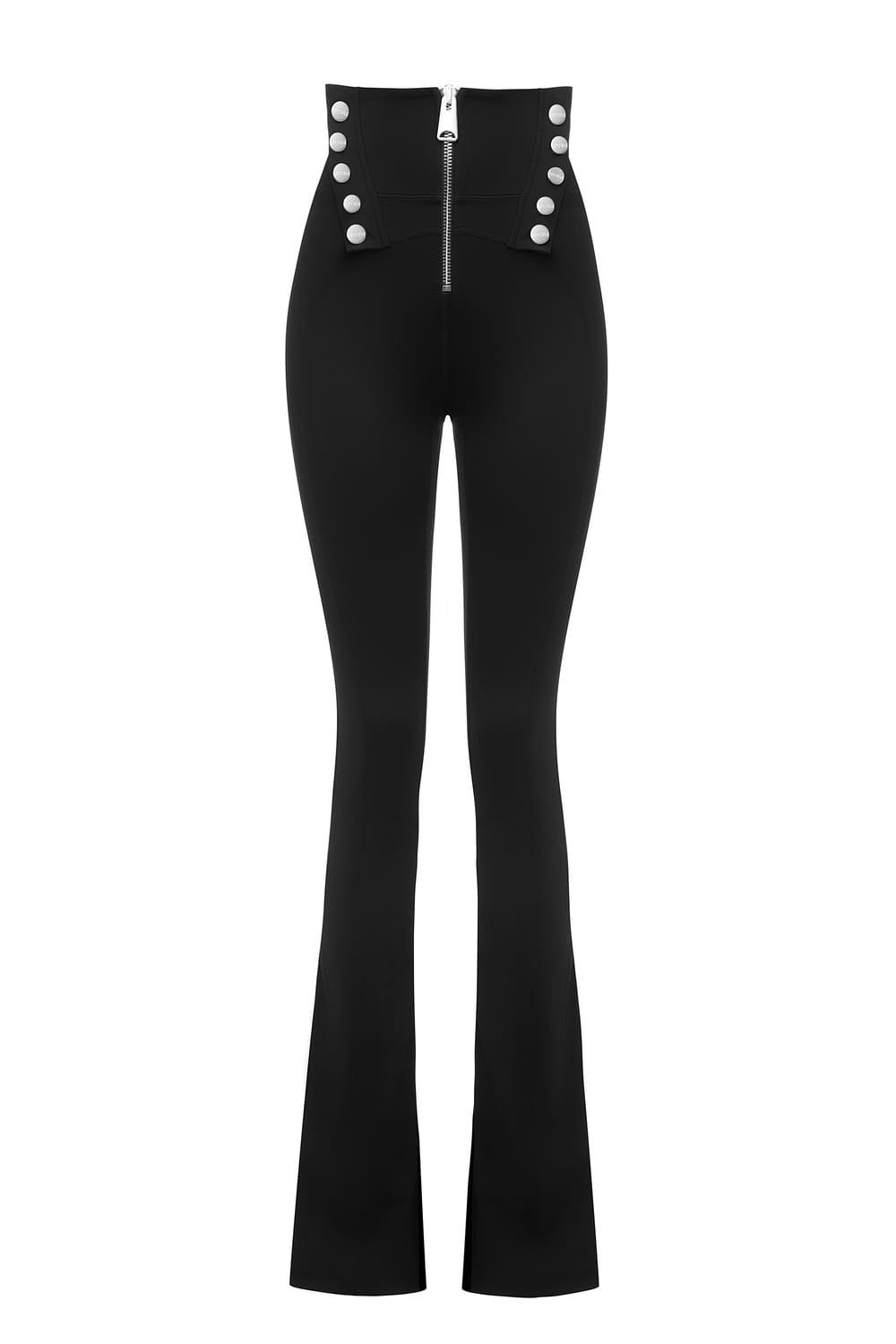 Wown-Angela Flare Leggings-Activewear-1-Milagron.com