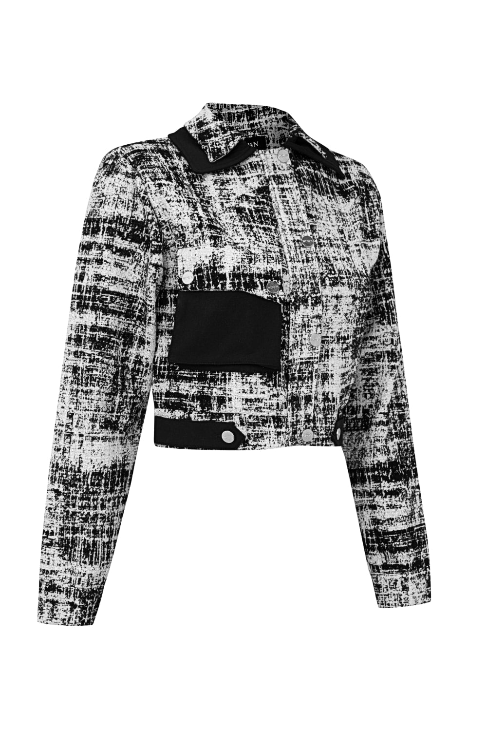 Libby Çift Yaka Siyah Ceket - 2