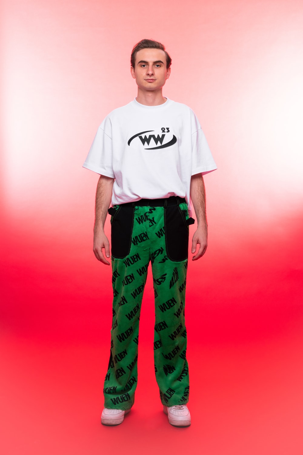 Wuen İstanbul-Green Fur Pant-Eşofman-1-Milagron.com