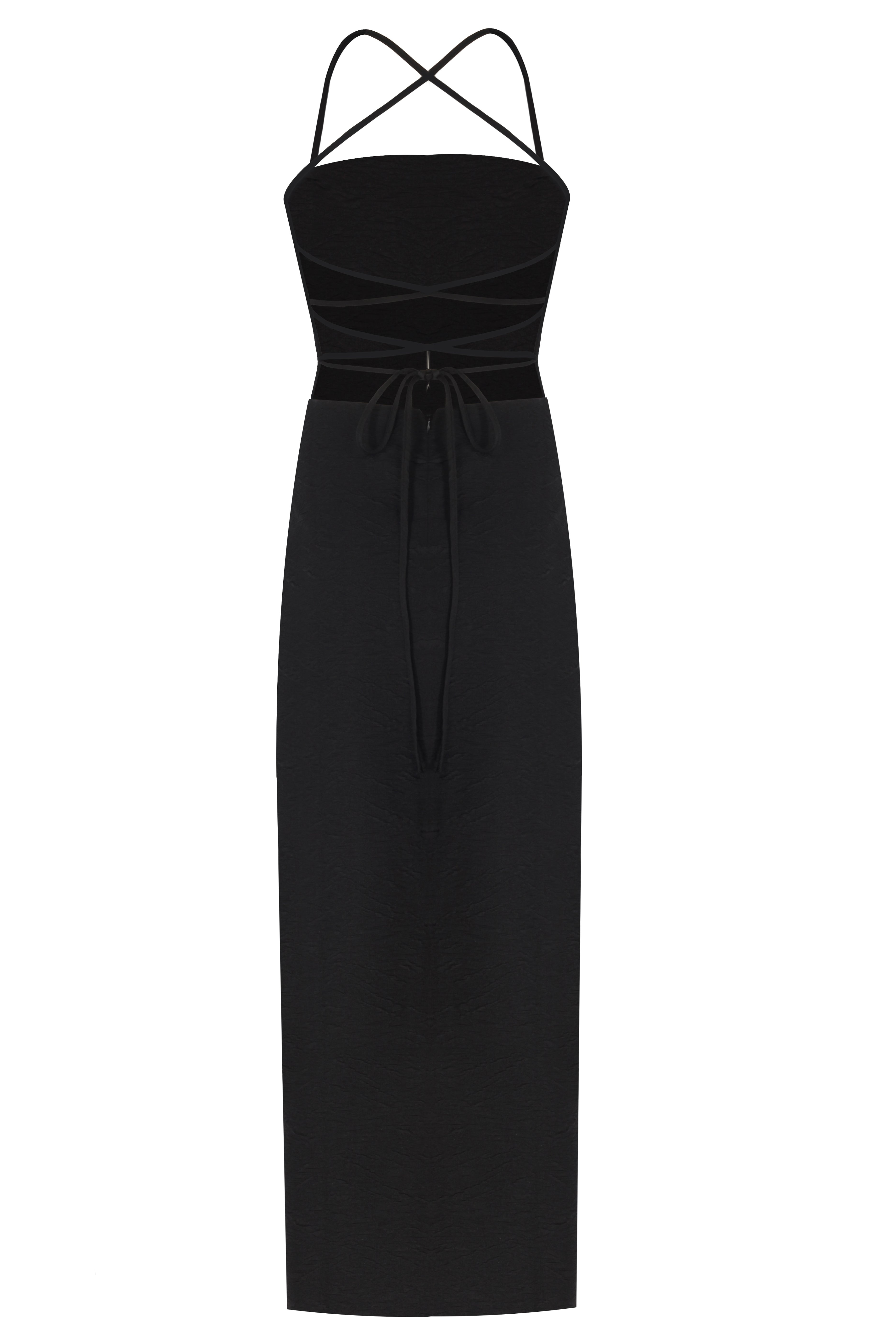 Yasemin Karagülle-Angela Dress Black-Elbise-2-Milagron.com