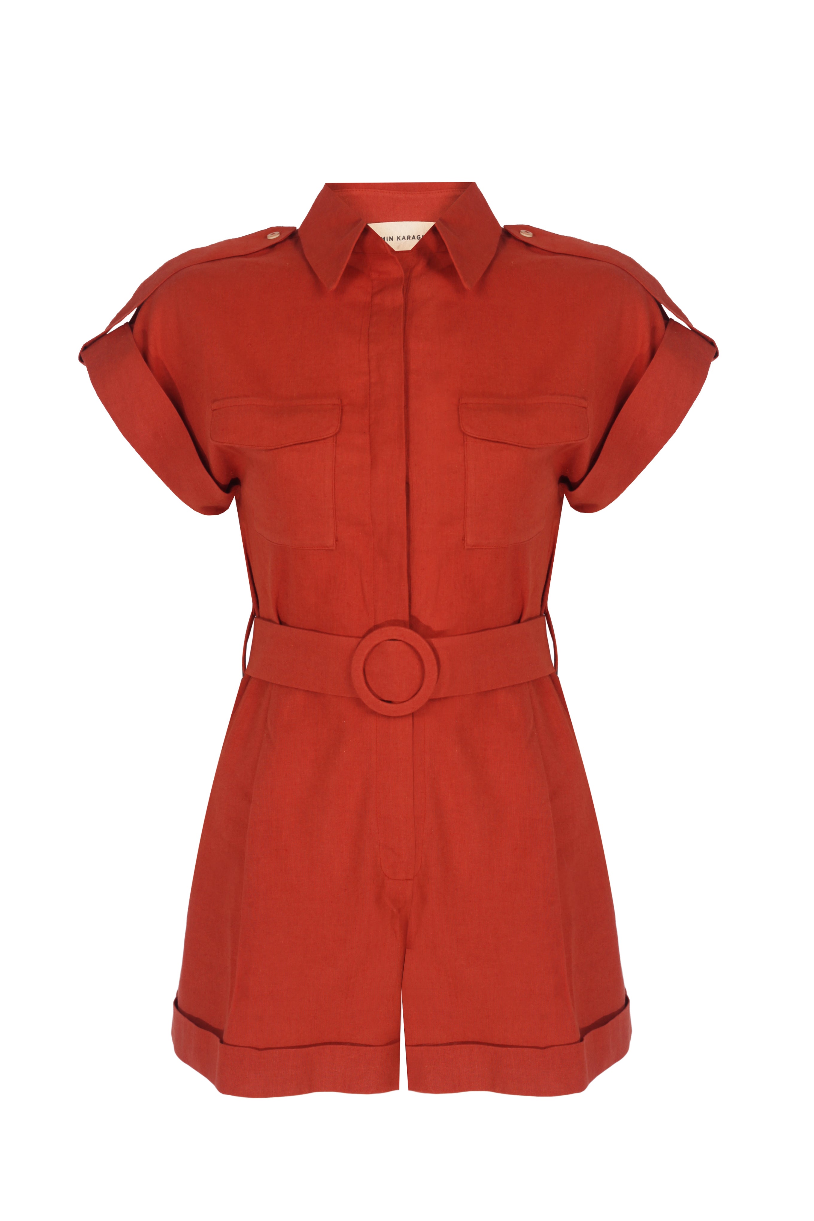 Yasemin Karagülle-Daisy Romper / Burn't-Tulum-1-Milagron.com