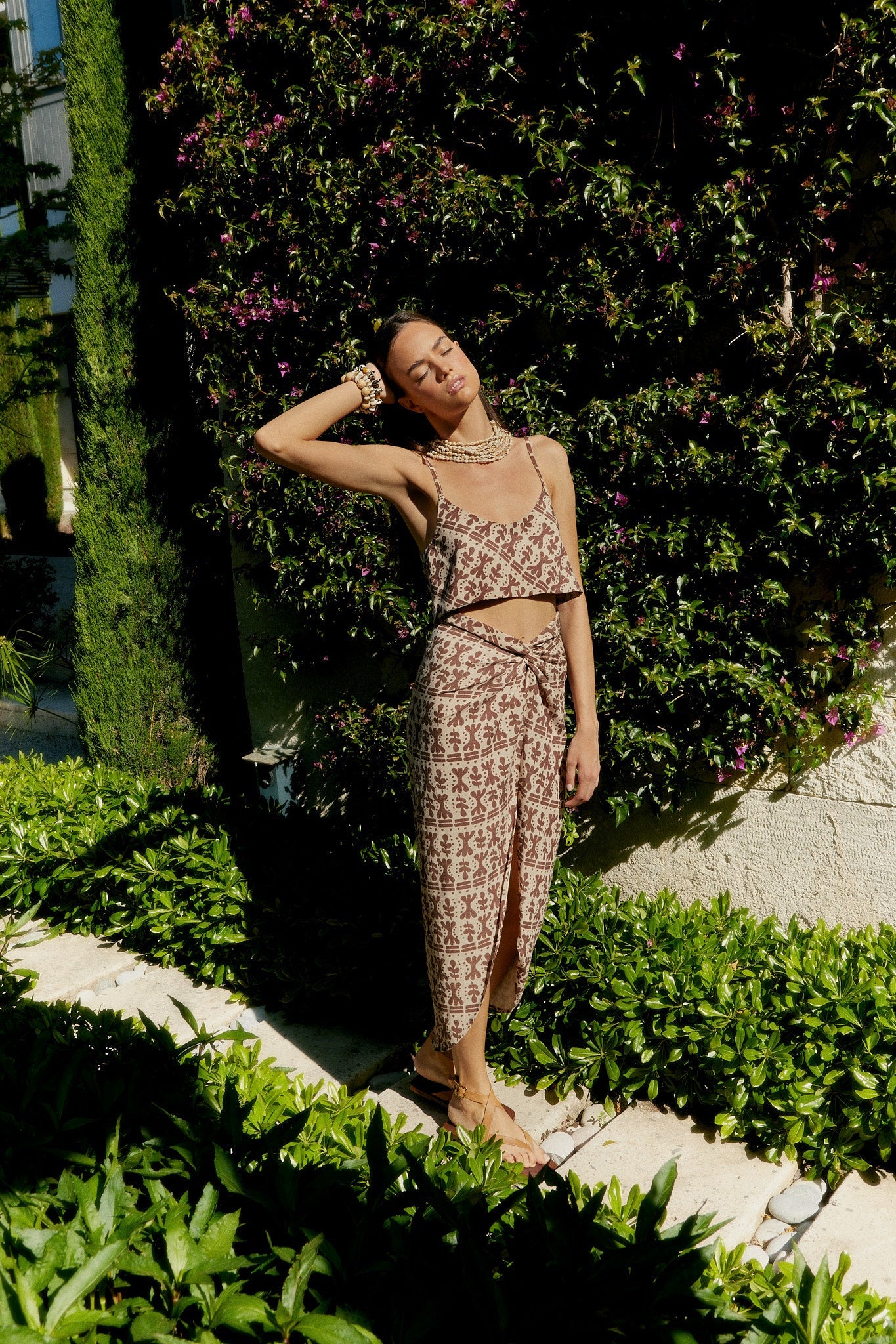 Yasemin Karagülle-Karmen Skirt / Brown-Etek-4-Milagron.com