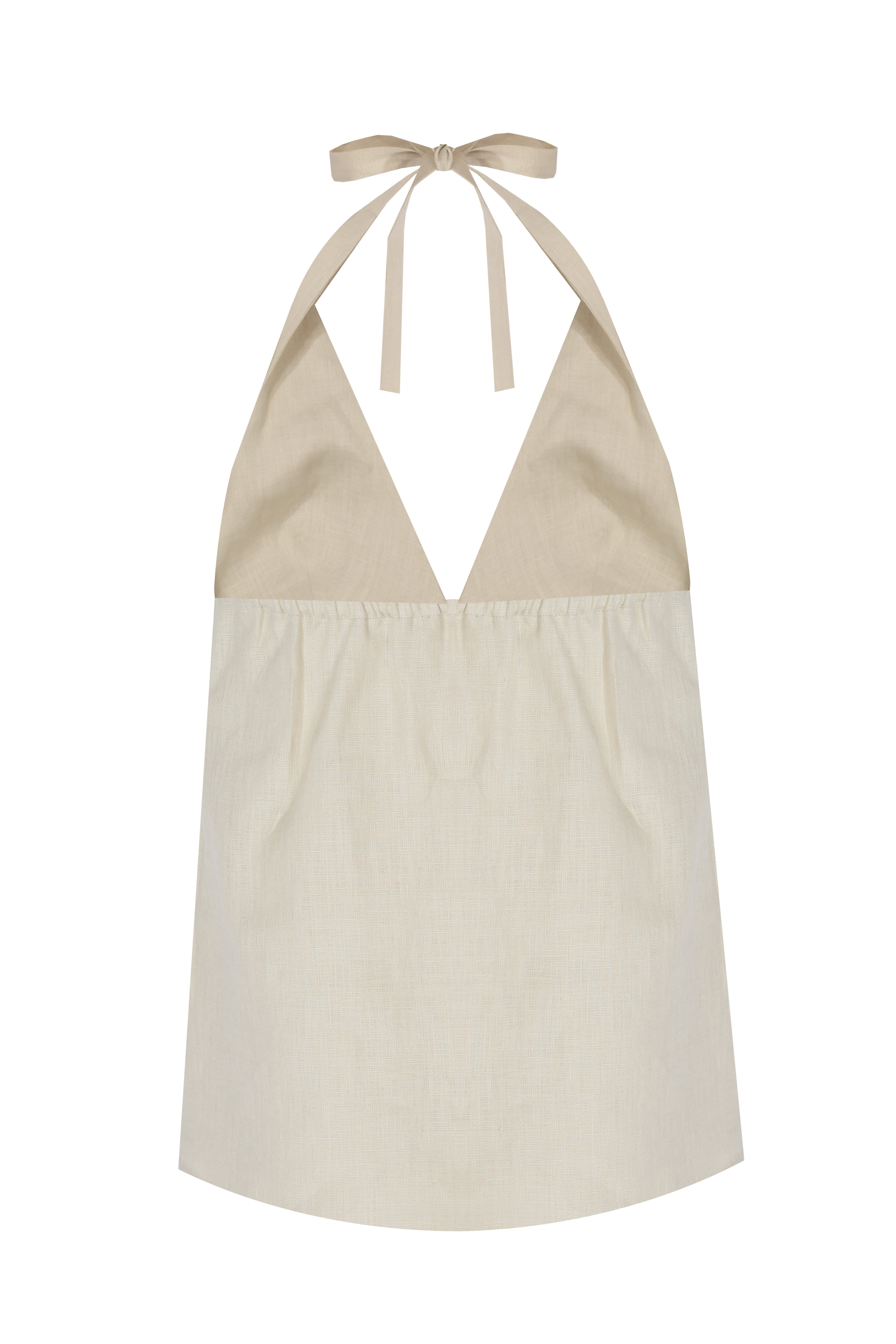 Yasemin Karagülle-Leah Top Beige-Top-2-Milagron.com