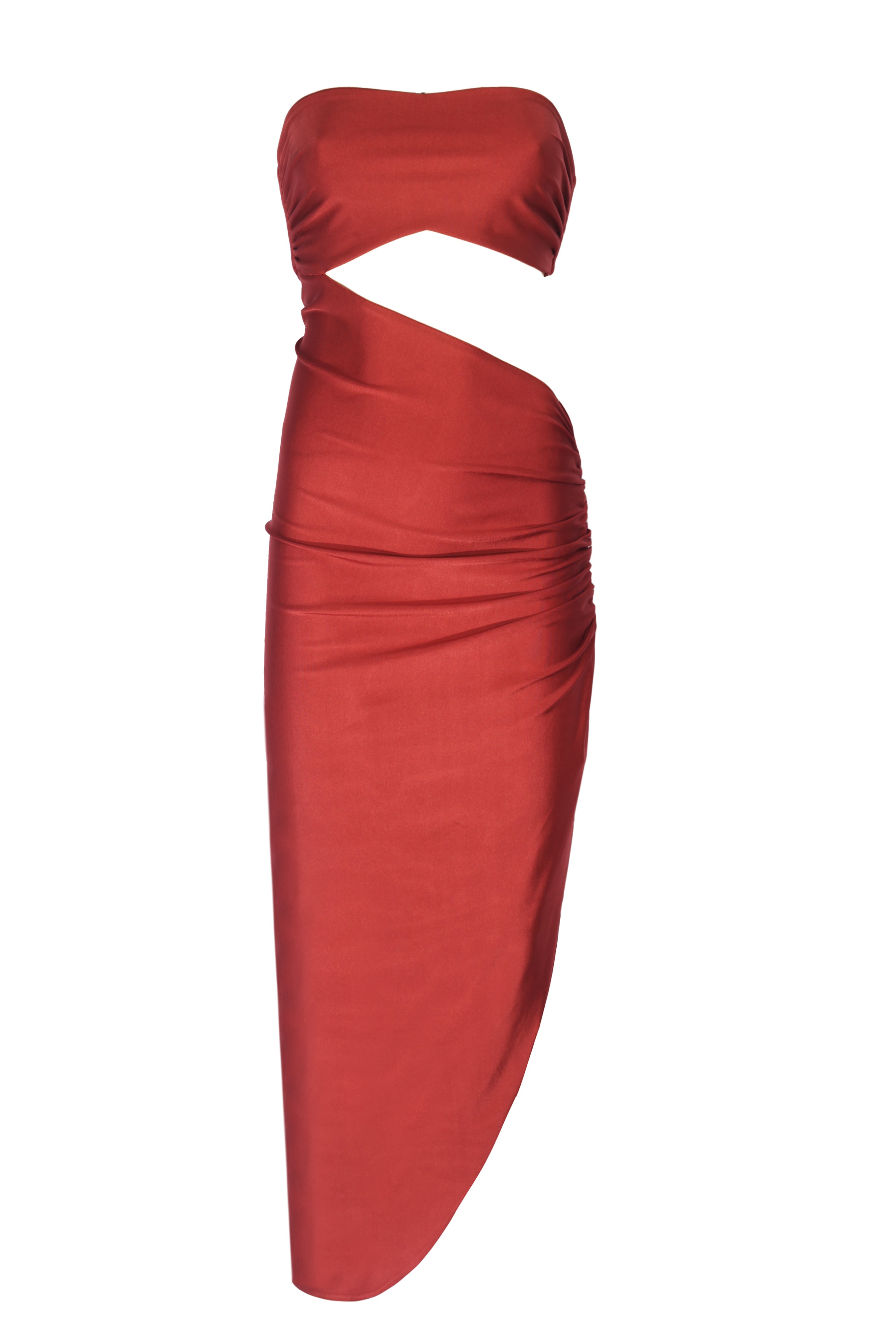 Yasemin Karagülle-Lily Dress / Burn't Rose-Elbise-1-Milagron.com