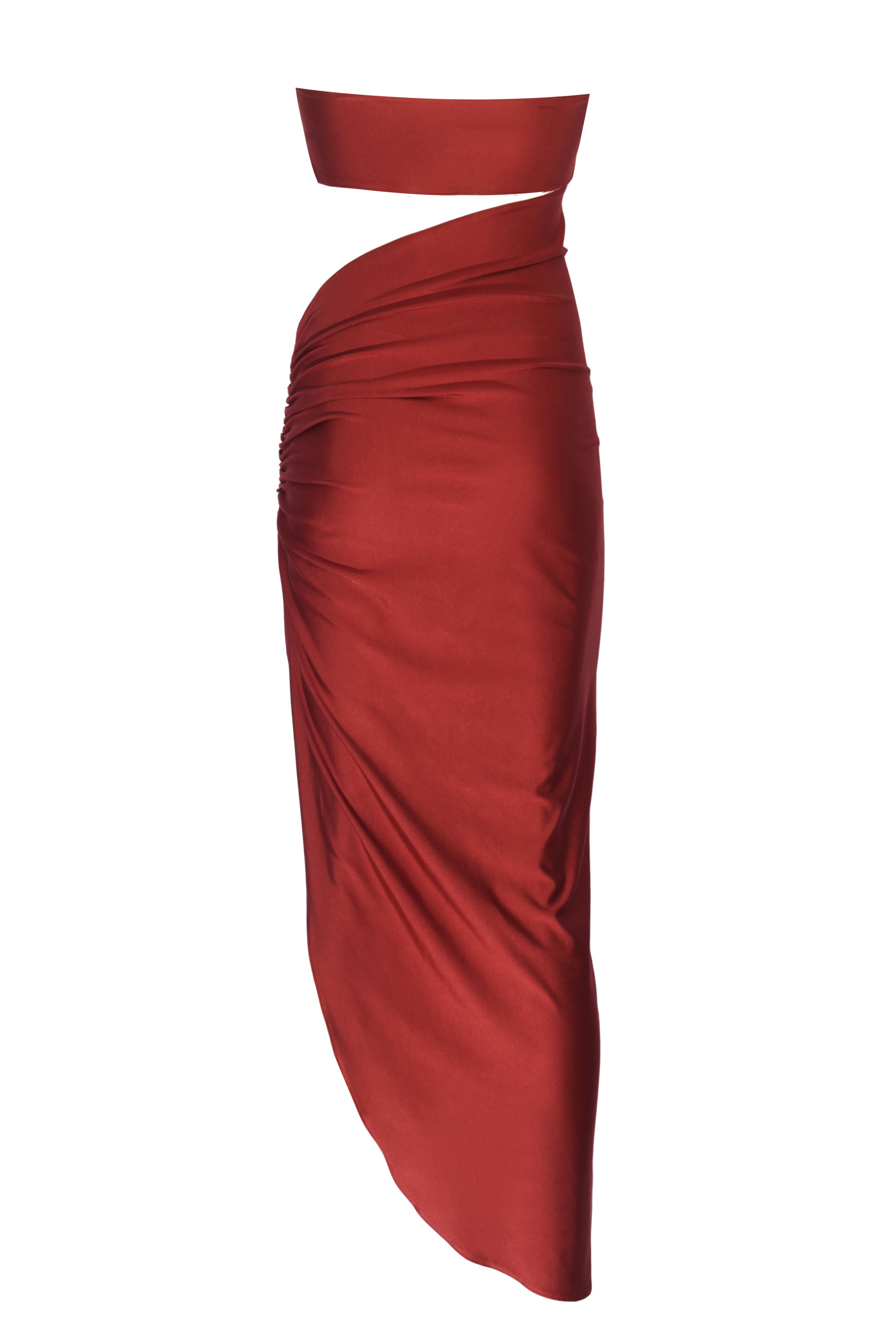 Yasemin Karagülle-Lily Dress / Burn't Rose-Elbise-2-Milagron.com