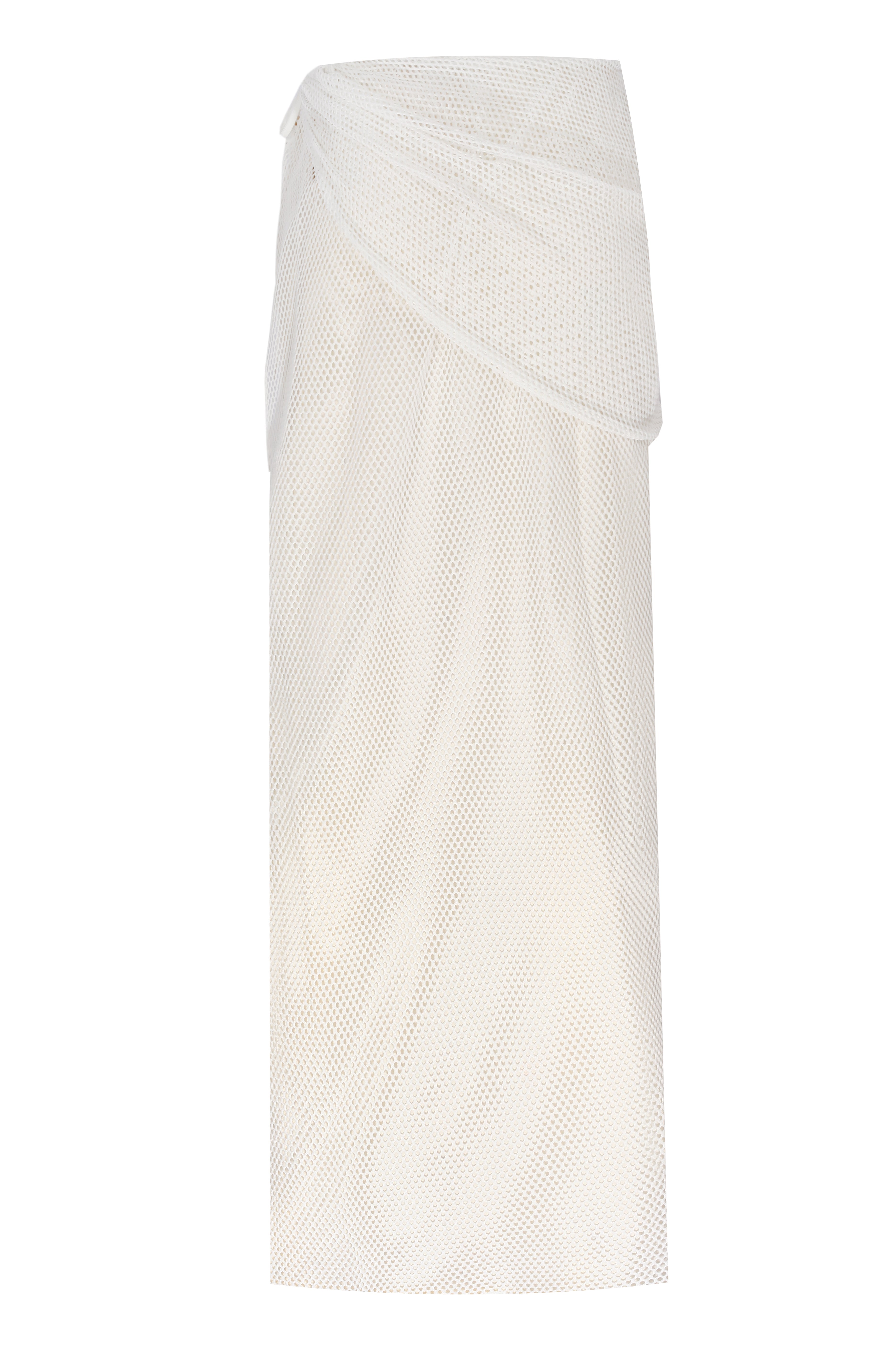 Yasemin Karagülle-Ness Skirt / White-Etek-2-Milagron.com