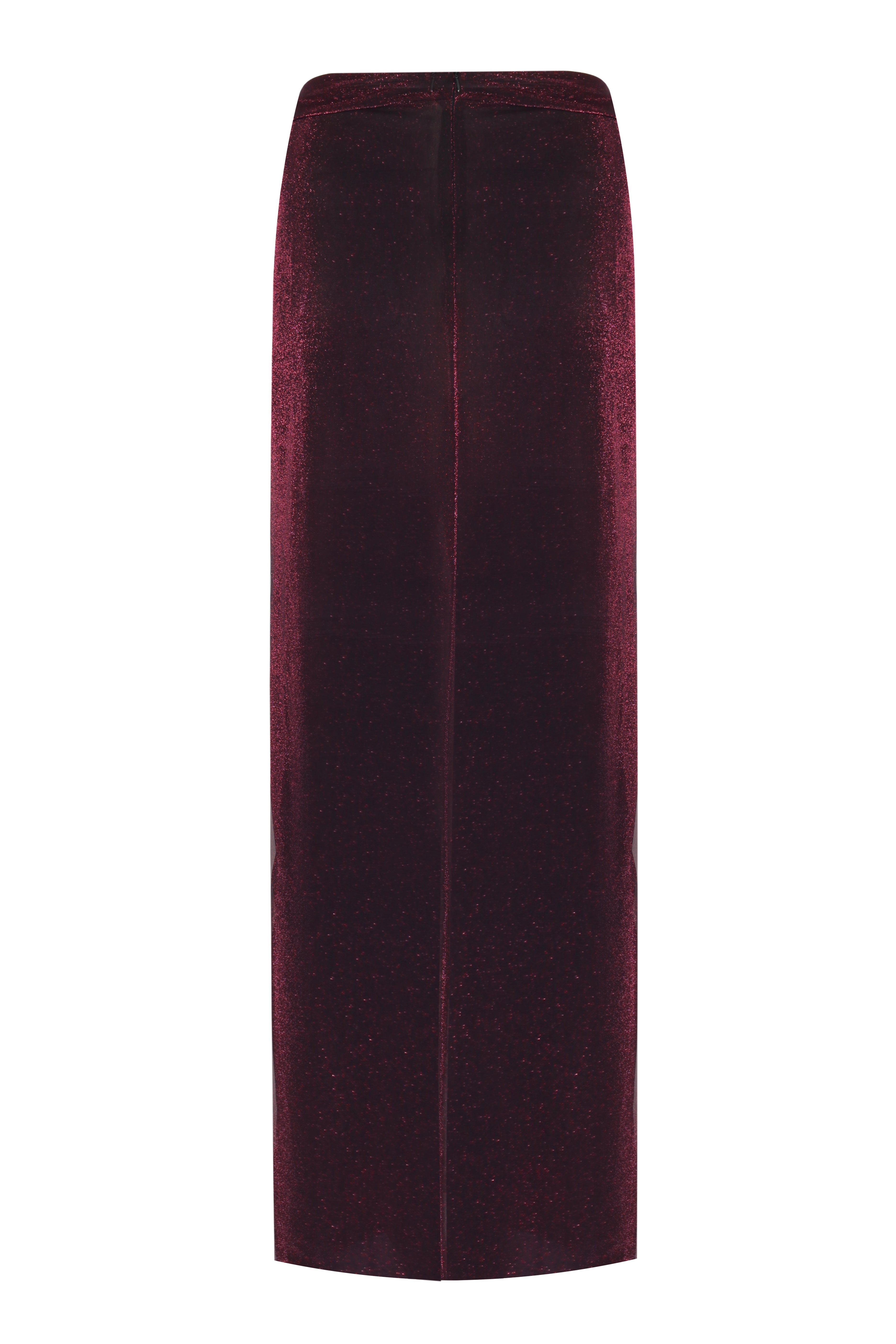 Yasemin Karagülle-Rowee Skirt Shiny Burgundy-Etek-2-Milagron.com