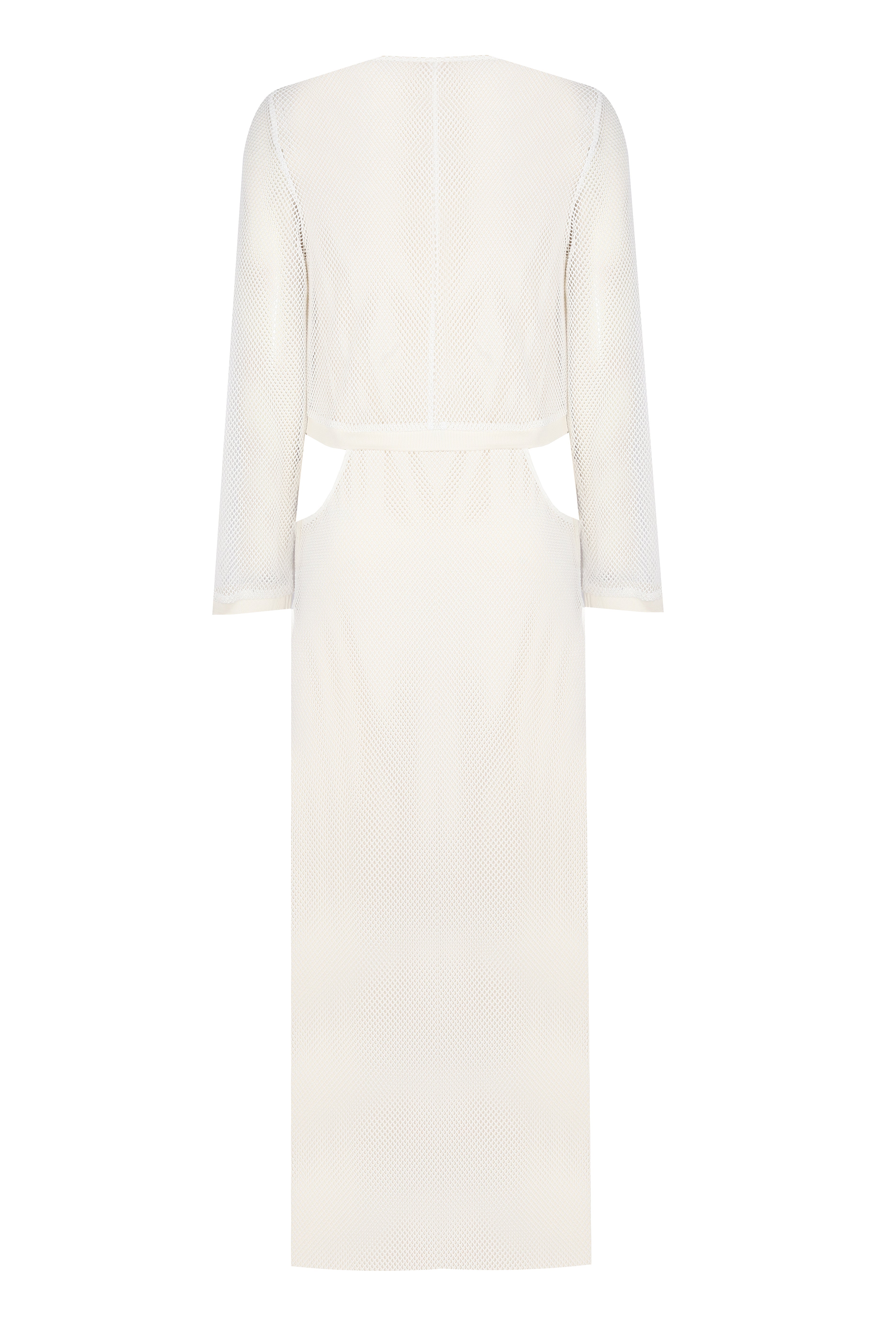 Yasemin Karagülle-Samira Dress / White-Elbise-2-Milagron.com
