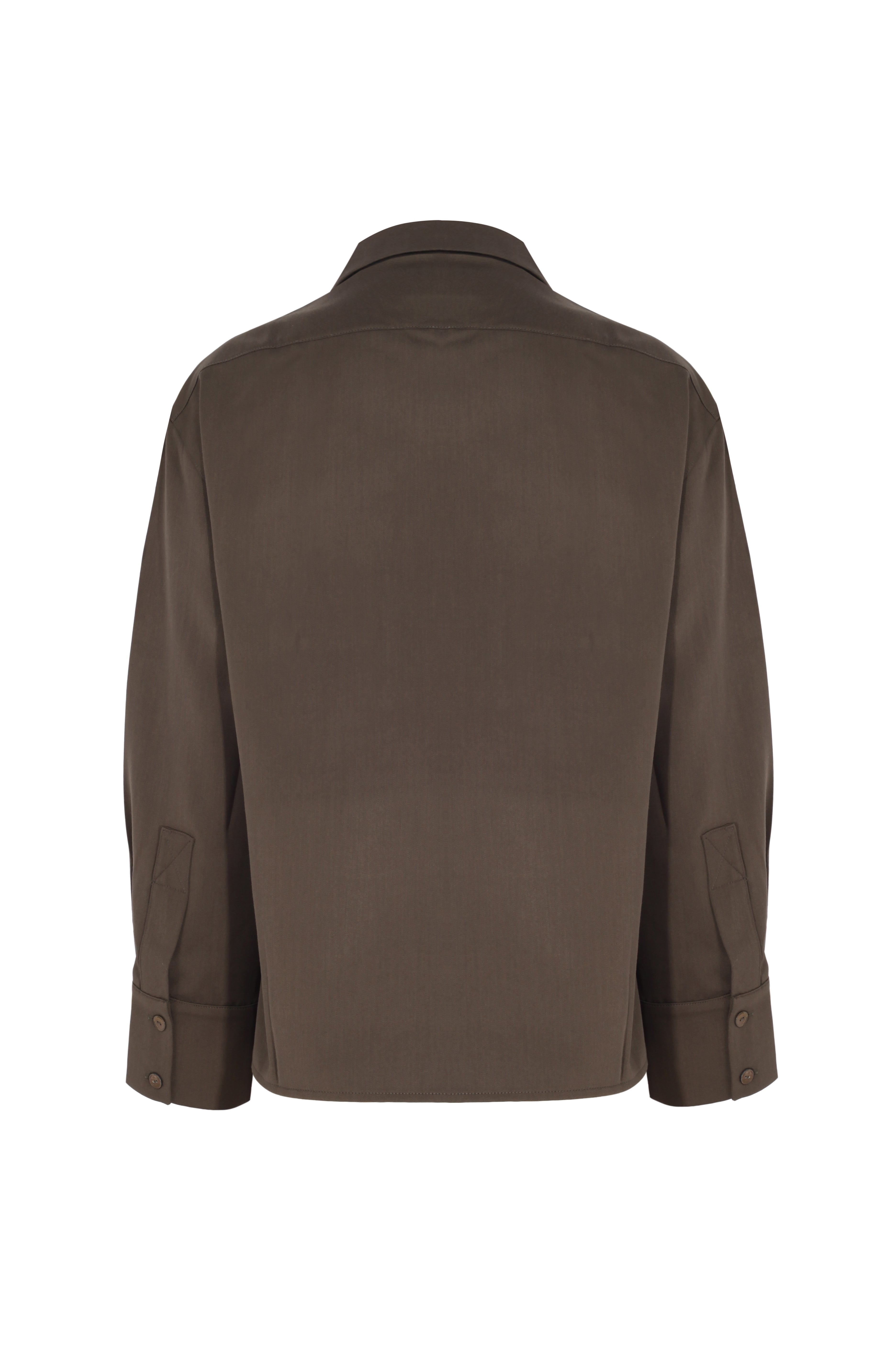 Yasemin Karagülle-Simone Shirt Dark Khaki-Gömlek-2-Milagron.com