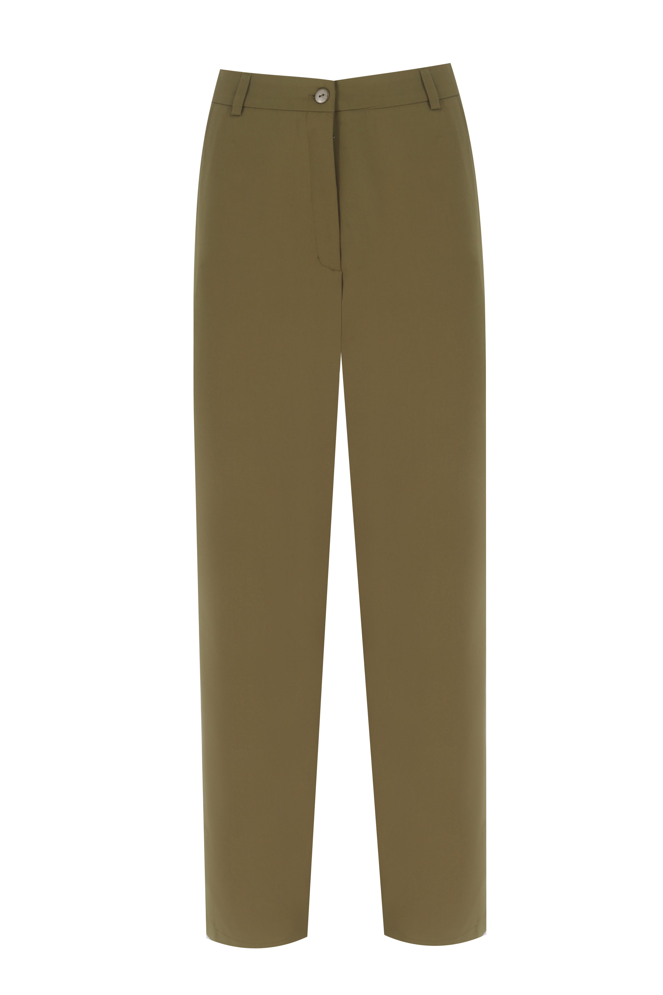 Yasemin Karagülle-Tracy Pants / Green-Kumaş Pantolon-1-Milagron.com