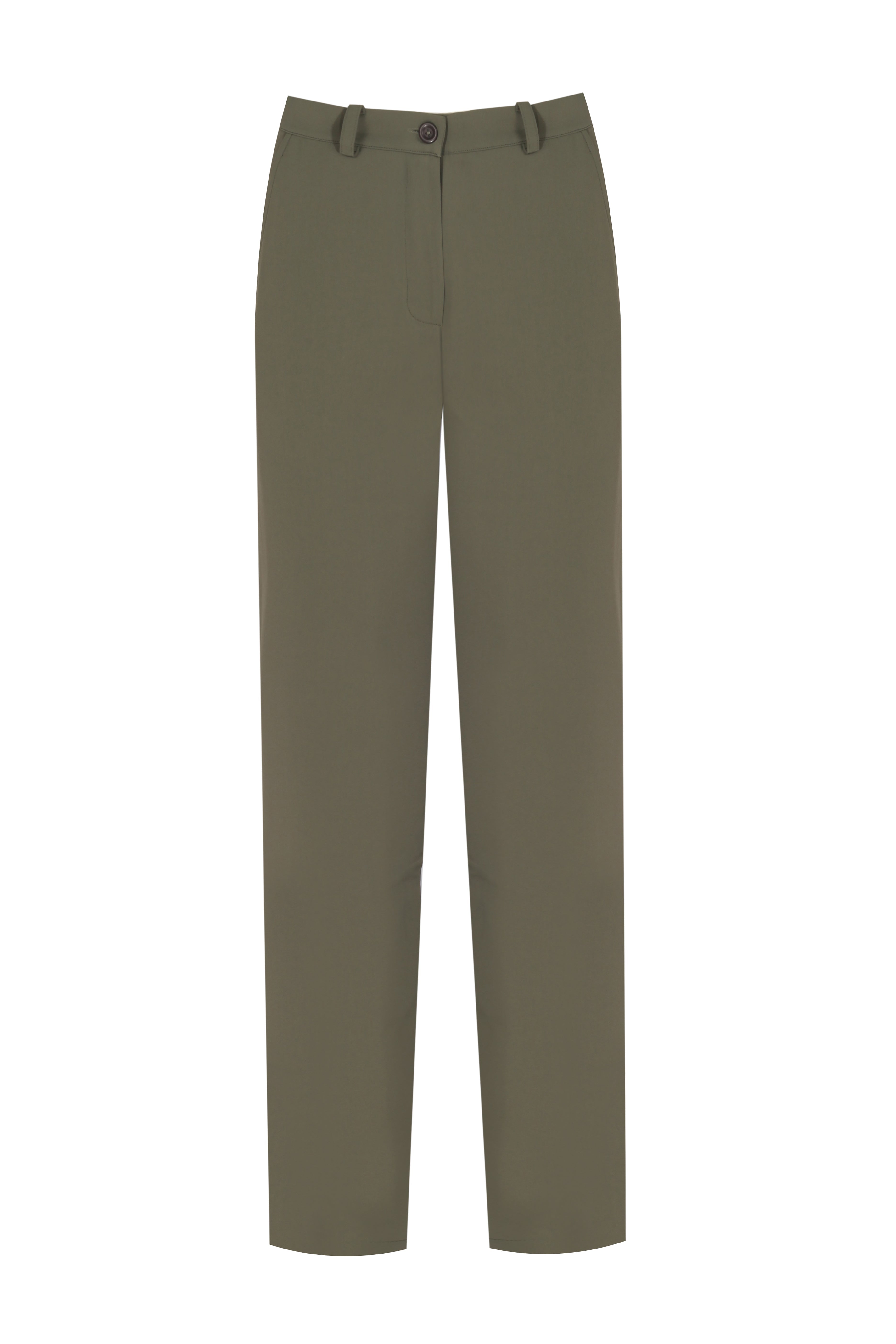 Yasemin Karagülle-Tracy Pants Khaki-Kumaş Pantolon-1-Milagron.com