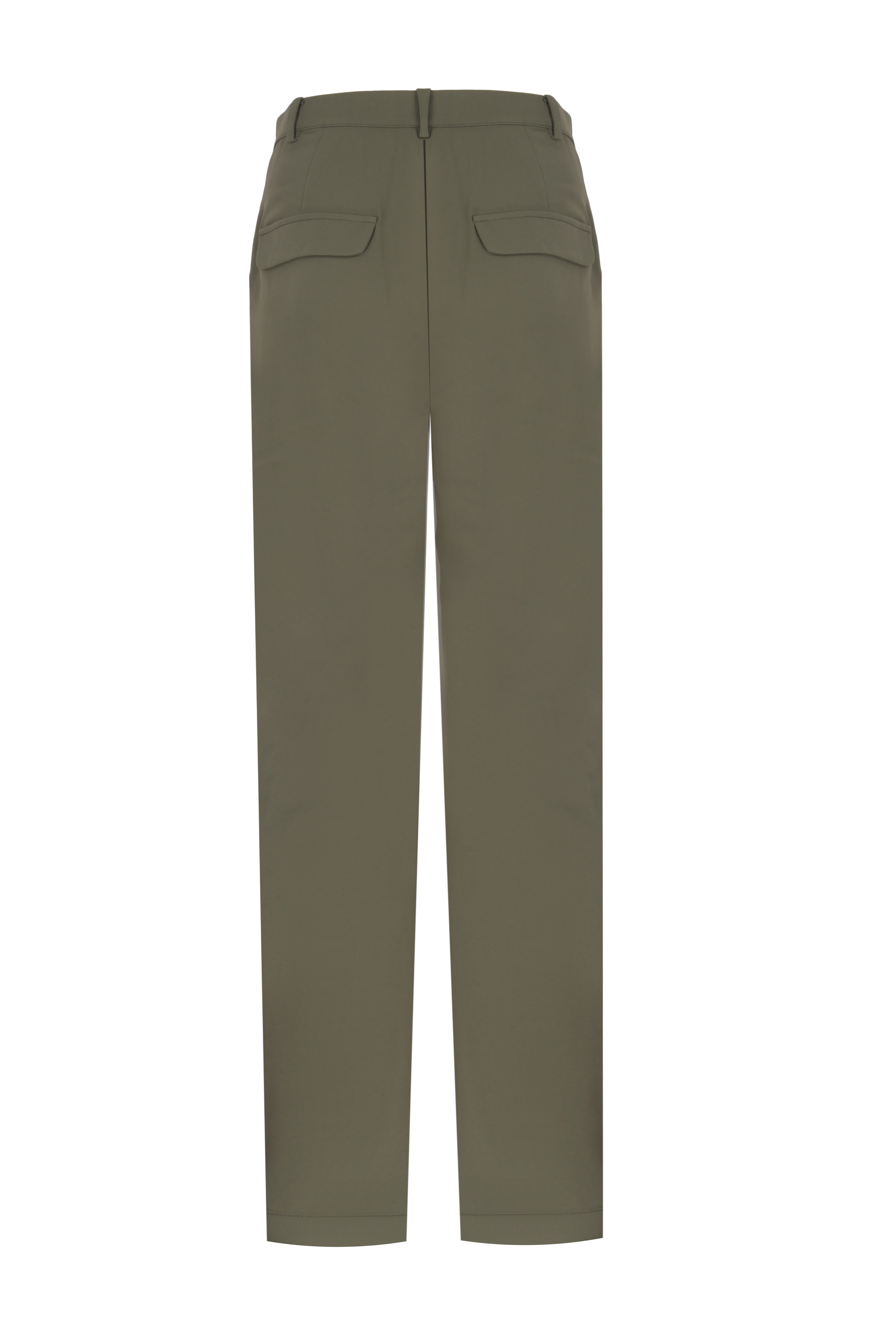 Yasemin Karagülle-Tracy Pants Khaki-Kumaş Pantolon-2-Milagron.com