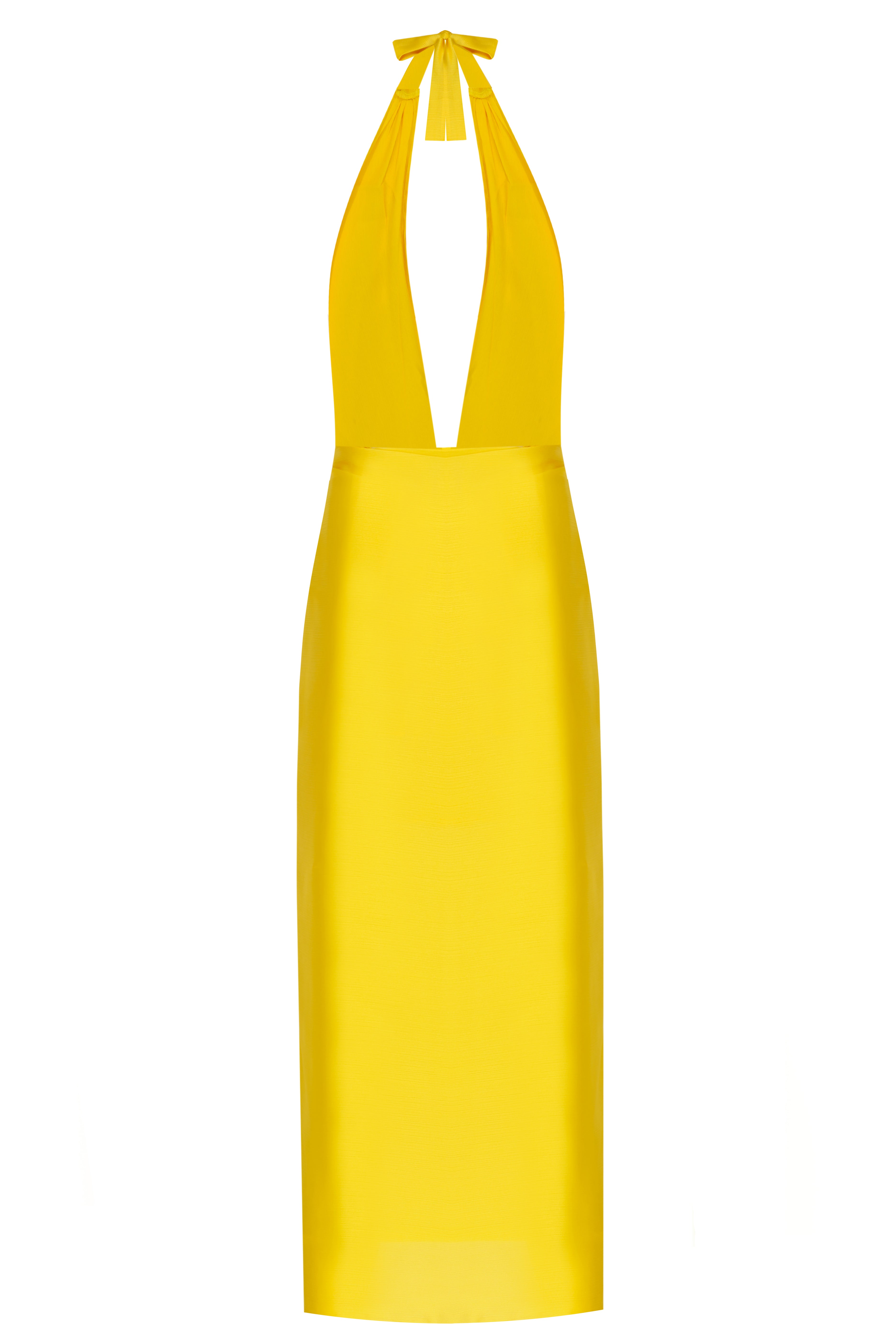 Yasemin Karagülle-Wilma Dress / Yellow-Elbise-2-Milagron.com