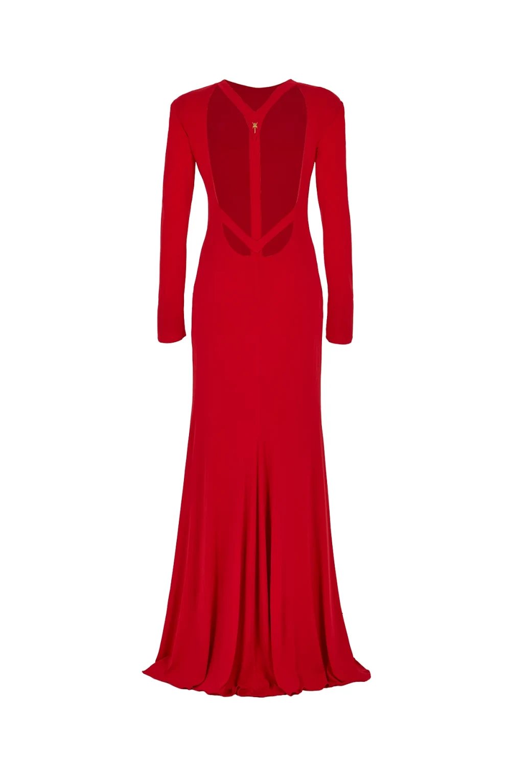 Yelda Alatekin-Bellatrix Red Maxi Dress-Elbise-5-Milagron.com