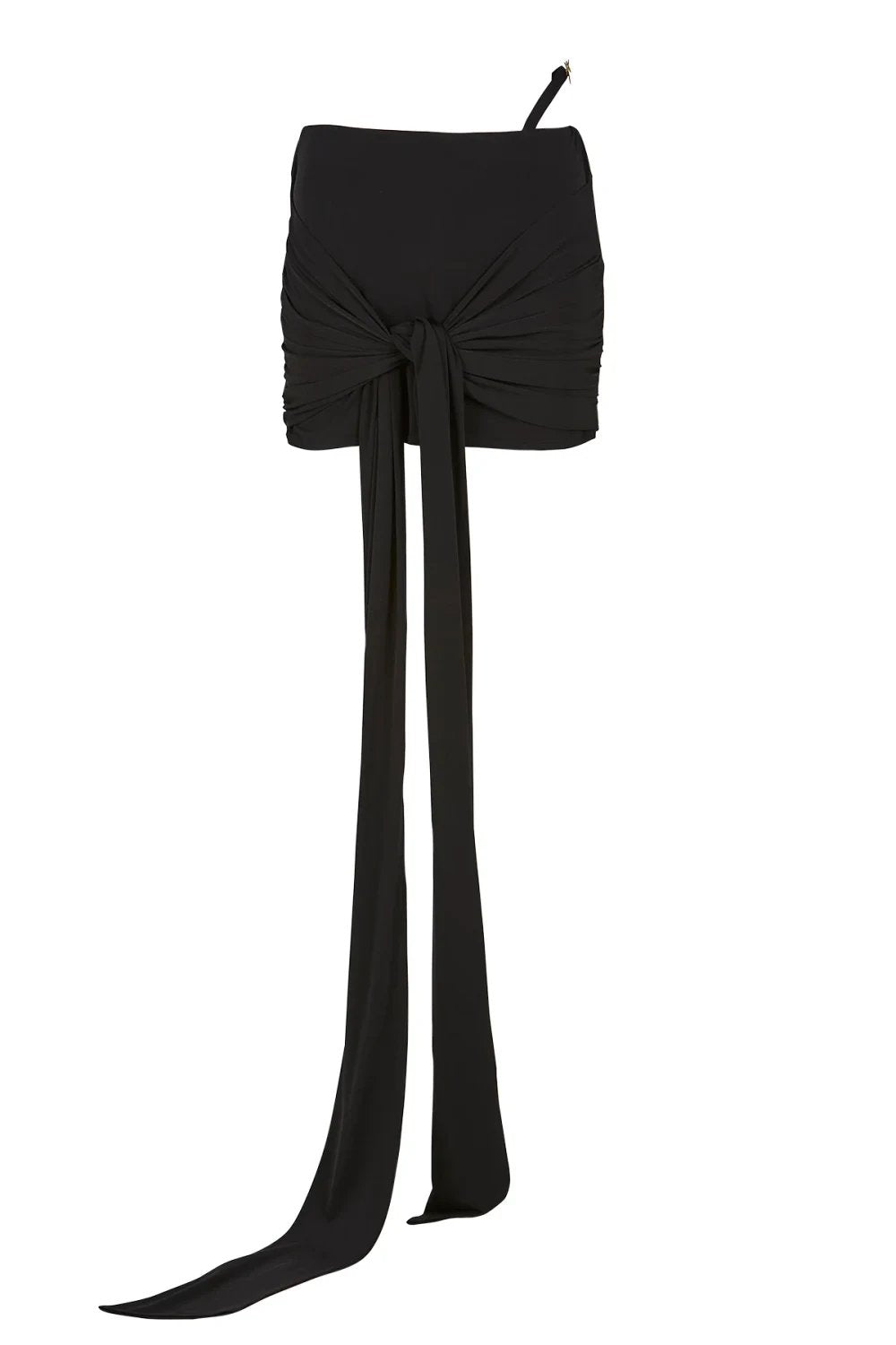 Yelda Alatekin-Draco Black Mini Skirt-Etek-4-Milagron.com