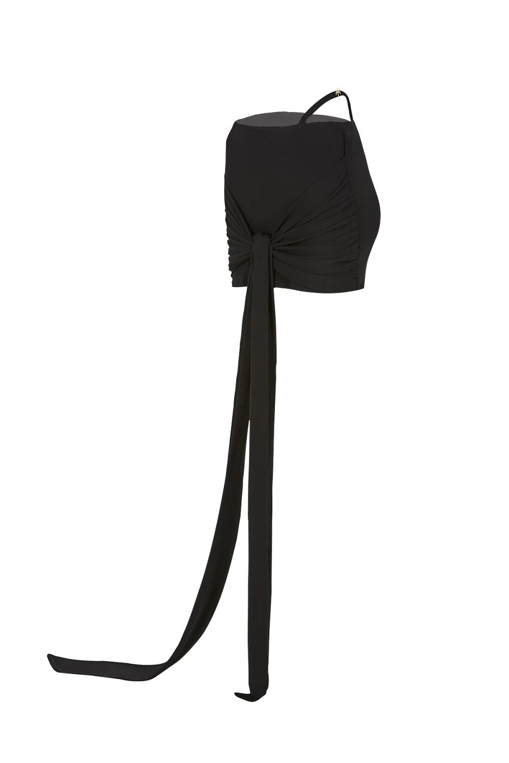 Yelda Alatekin-Draco Black Mini Skirt-Etek-5-Milagron.com