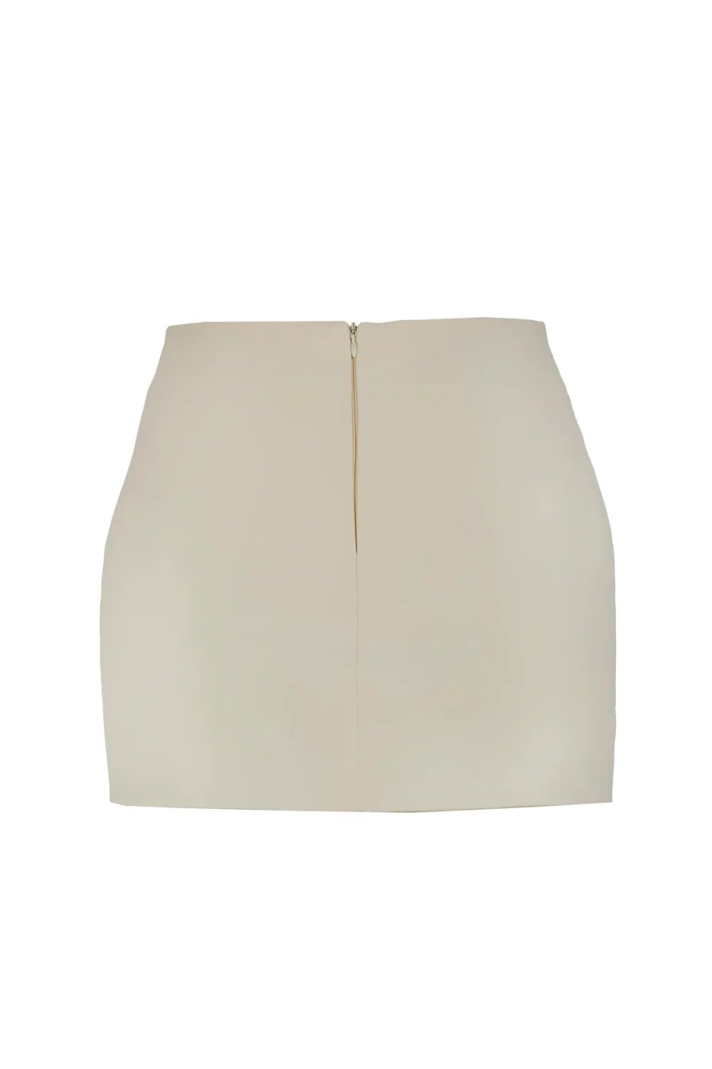Yelda Alatekin-Leo Ecru Skort-Etek-5-Milagron.com
