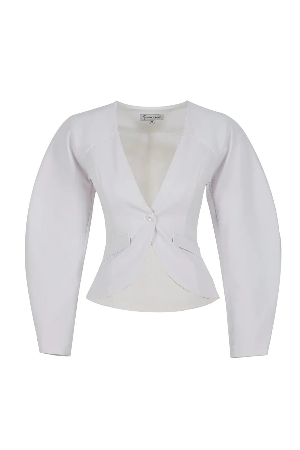 Yelda Alatekin-Pegasus White Jacket-Ceket-4-Milagron.com