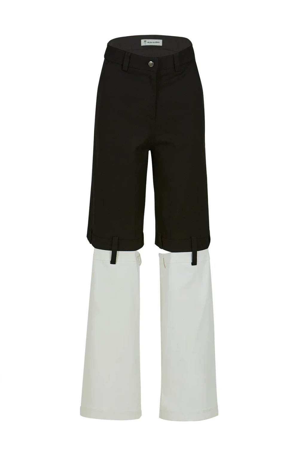 Yelda Alatekin-Sirius Black&white Pants-Pantolon-4-Milagron.com