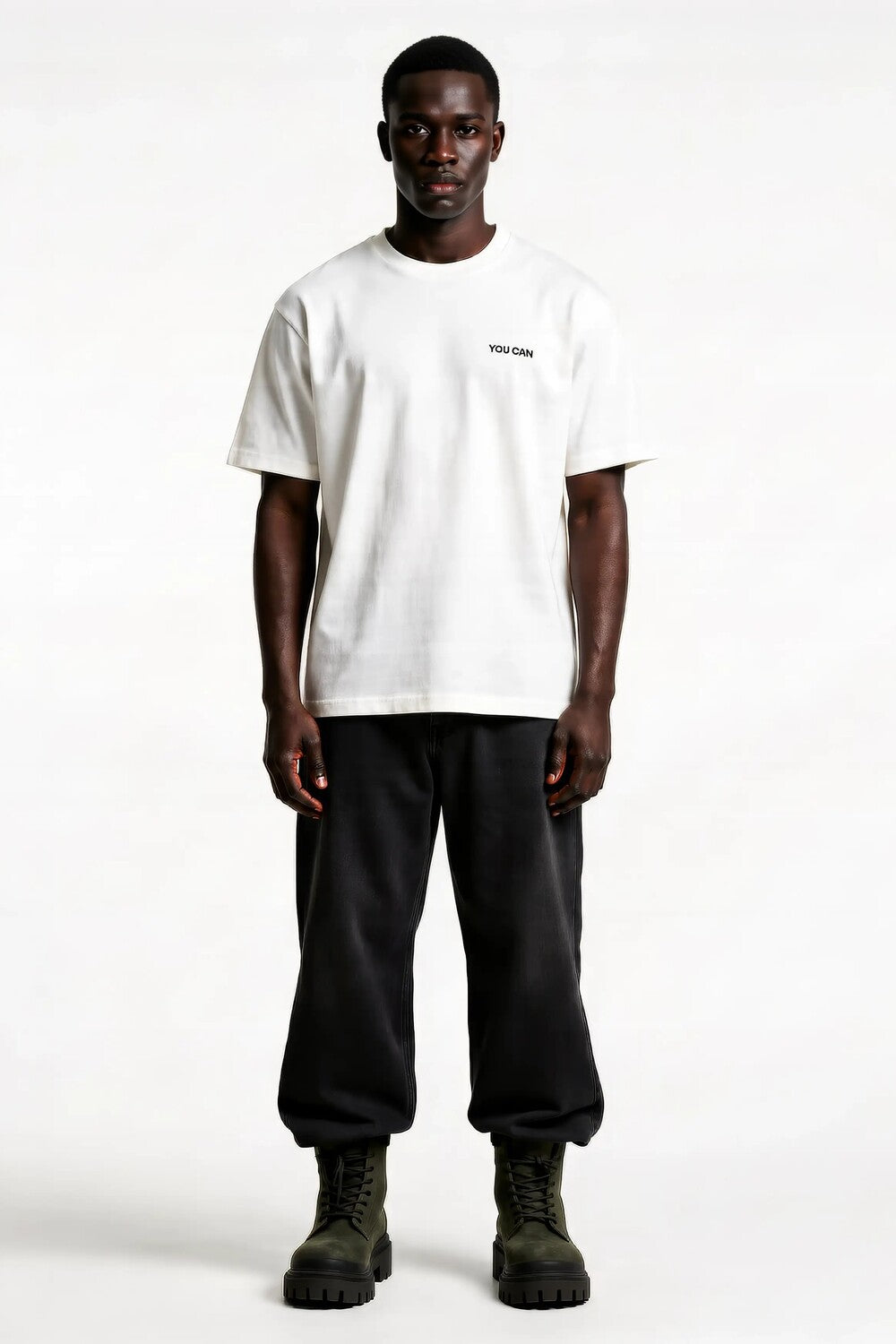 You Can Logo Nakışlı T-shirt - 4