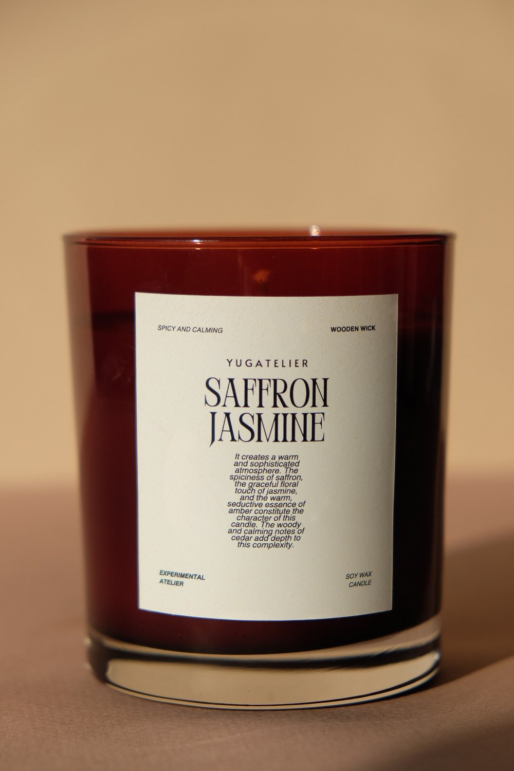 Yugatelier-Safran Ve Yasemin Bardak Mum-Mum-3-Milagron.com