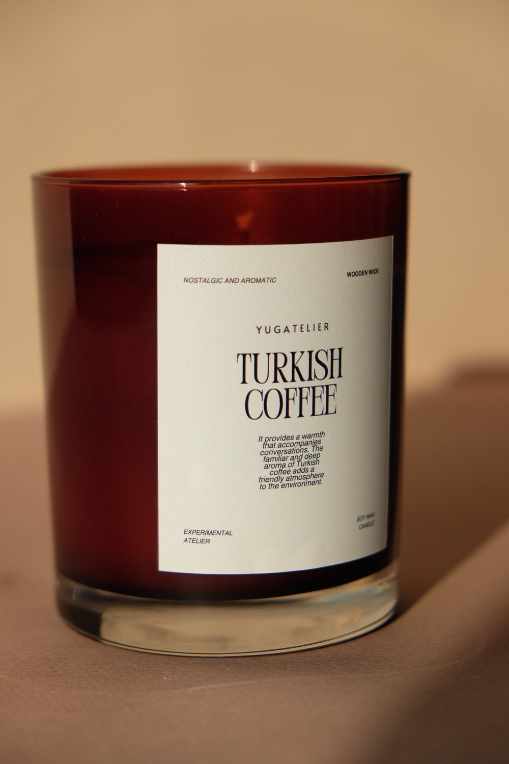 Yugatelier-Türk Kahvesi Bardak Mum-Mum-3-Milagron.com