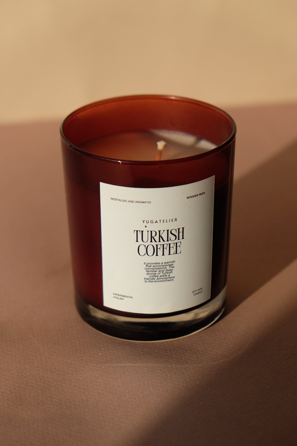 Yugatelier-Türk Kahvesi Bardak Mum-Mum-4-Milagron.com