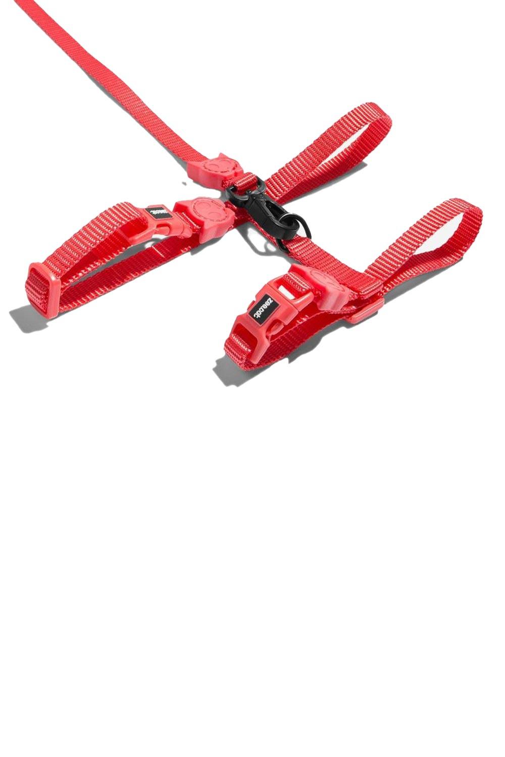 ZEE.DOG-Neon Coral Kedi Göğüs ve Gezdirme Seti-Kedi-3-Milagron.com