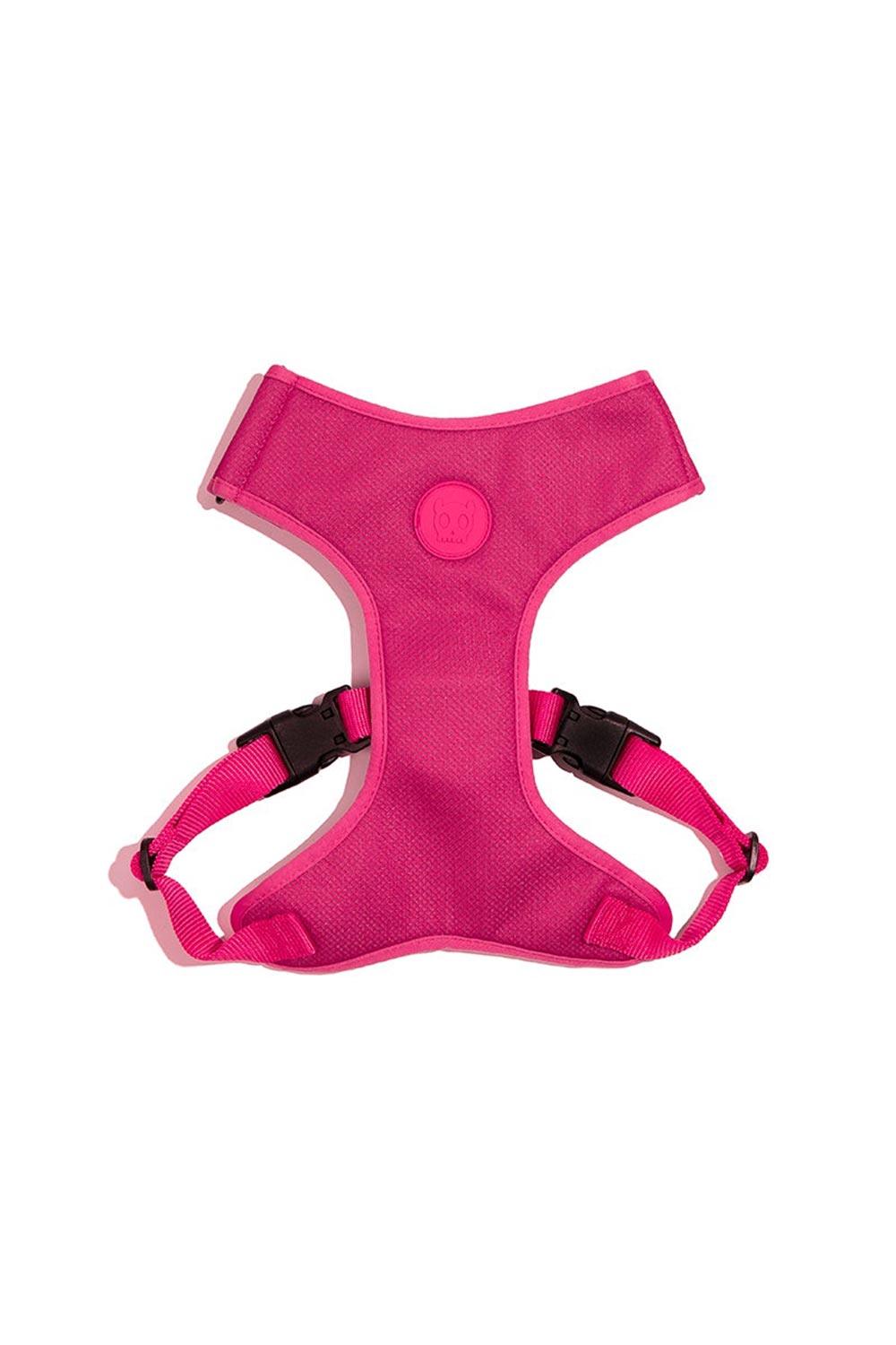 ZEE.DOG-Pink LED Ayarlanabilir Air Mesh Göğüs Tasması-Köpek-1-Milagron.com