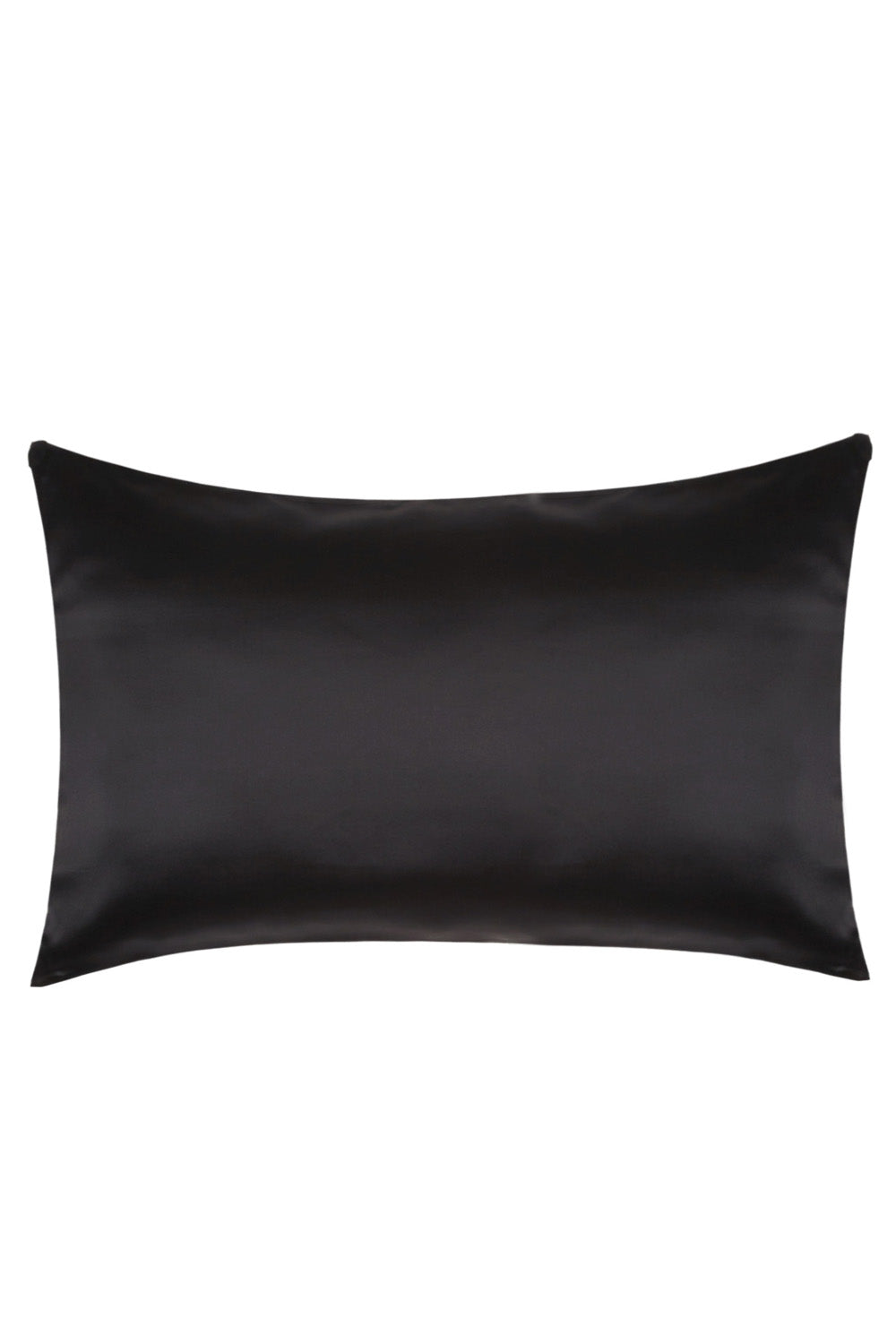 Zau-Siyah %100 İpek Yastık Kılıfı 50 X 70 Cm-Yastık-1-Milagron.com