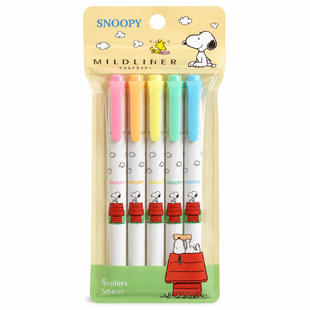 Zebra Mildliner Limited Edition Peanuts Snoopy Es414-1100