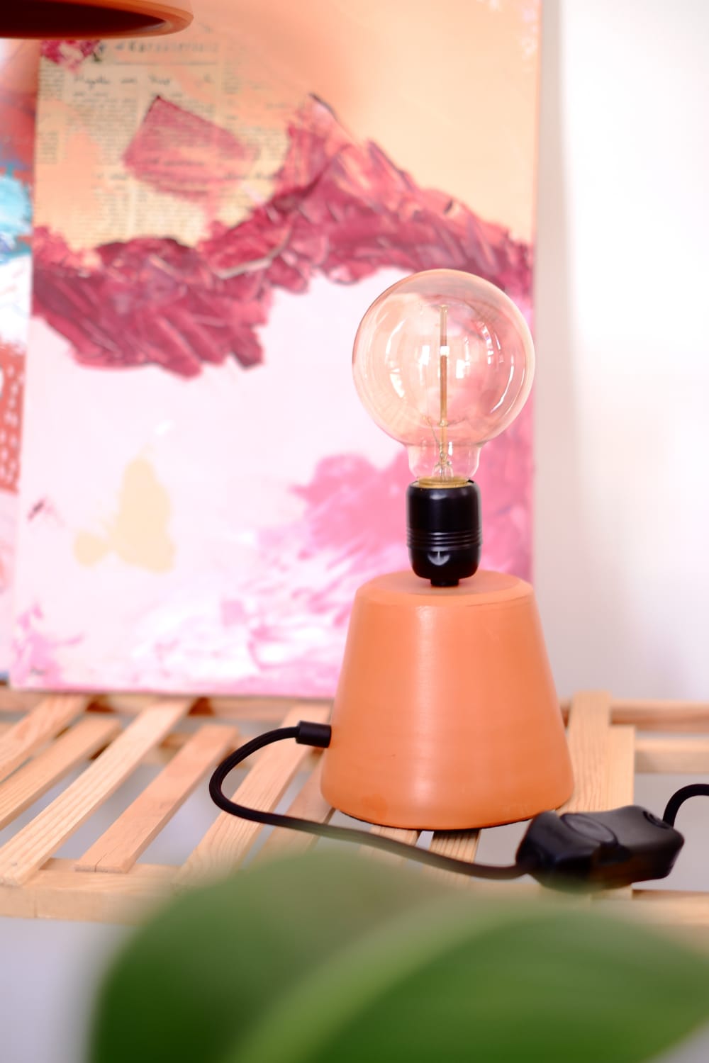 Zef Design-Teikhos - Terracotta Dim Edilebilir Masa Lambası-Masa Lambası-2-Milagron.com