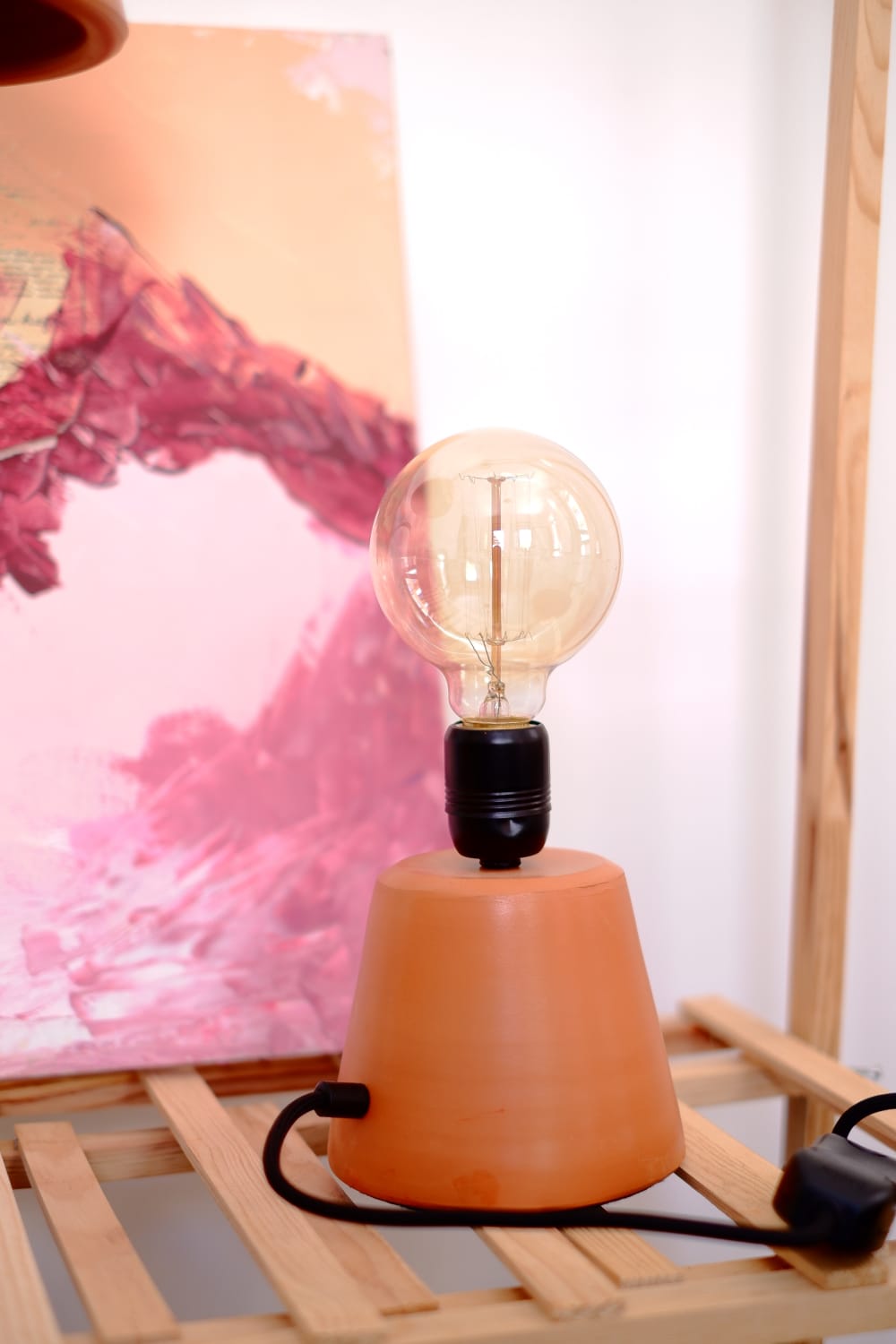 Zef Design-Teikhos - Terracotta Dim Edilebilir Masa Lambası-Masa Lambası-3-Milagron.com