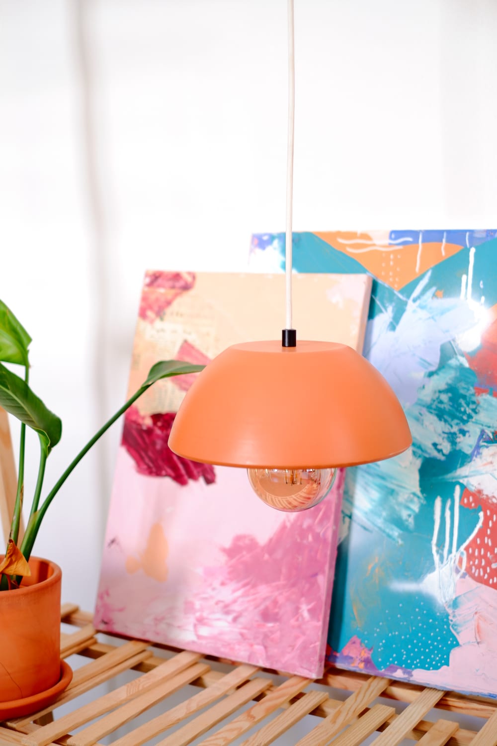 Zef Design-Temnos - Terracotta Avize ,Beyaz Kablo-Avize-3-Milagron.com