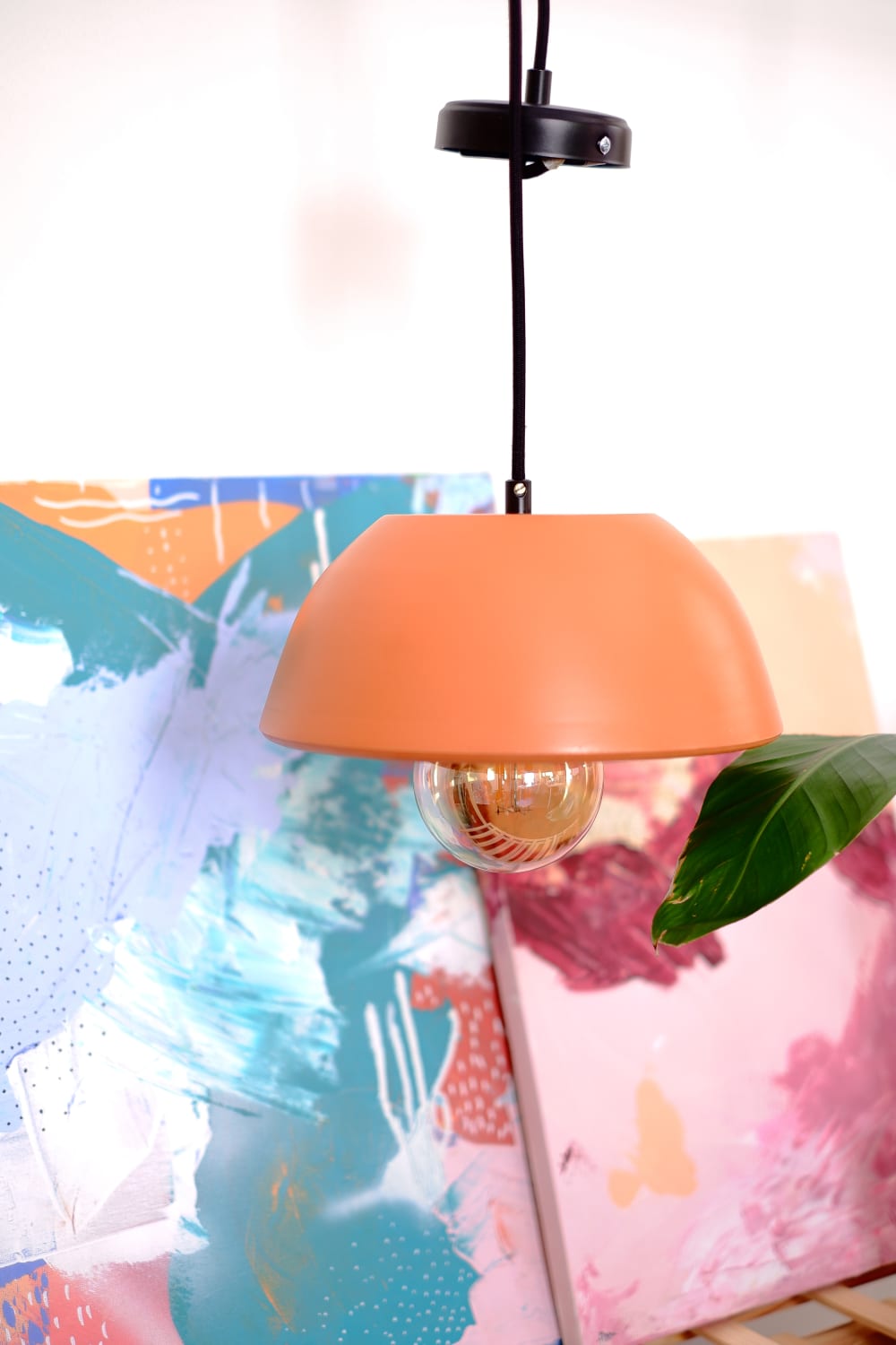 Zef Design-Temnos - Terracotta Avize ,Siyah Kablo-Avize-2-Milagron.com