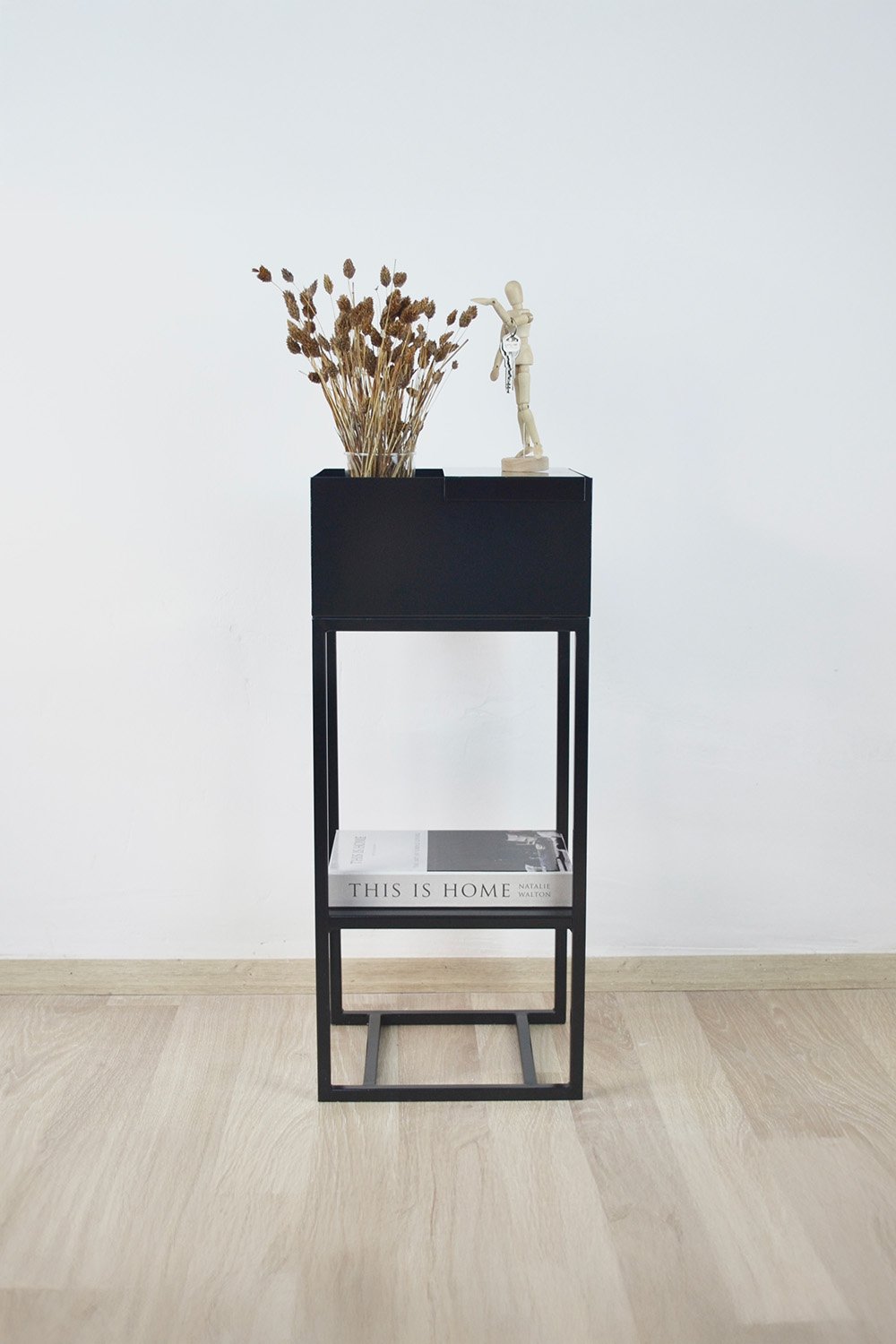 Zeus Dizayn-Aphrodite Siyah Yan Sehpa-Sehpa-1-Milagron.com