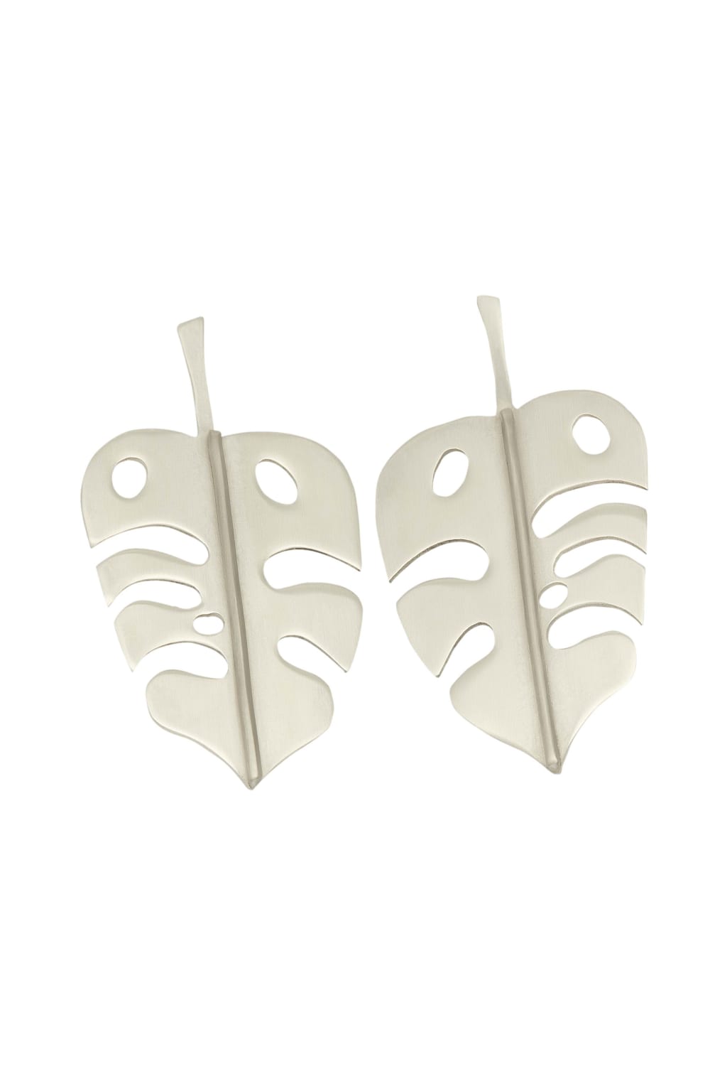 Zeworks-Monstera Küpe – Gümüş-Küpe-1-Milagron.com