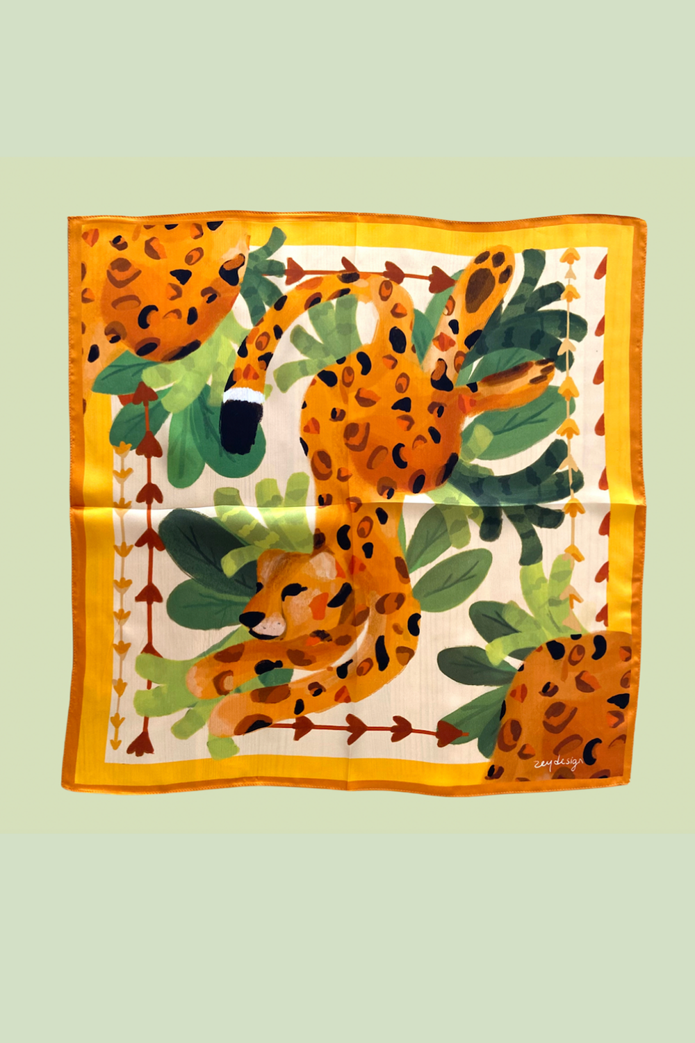 Zeynep Akdemir | Creative Studio-Leo İpek Fular-Şal & Fular-1-Milagron.com