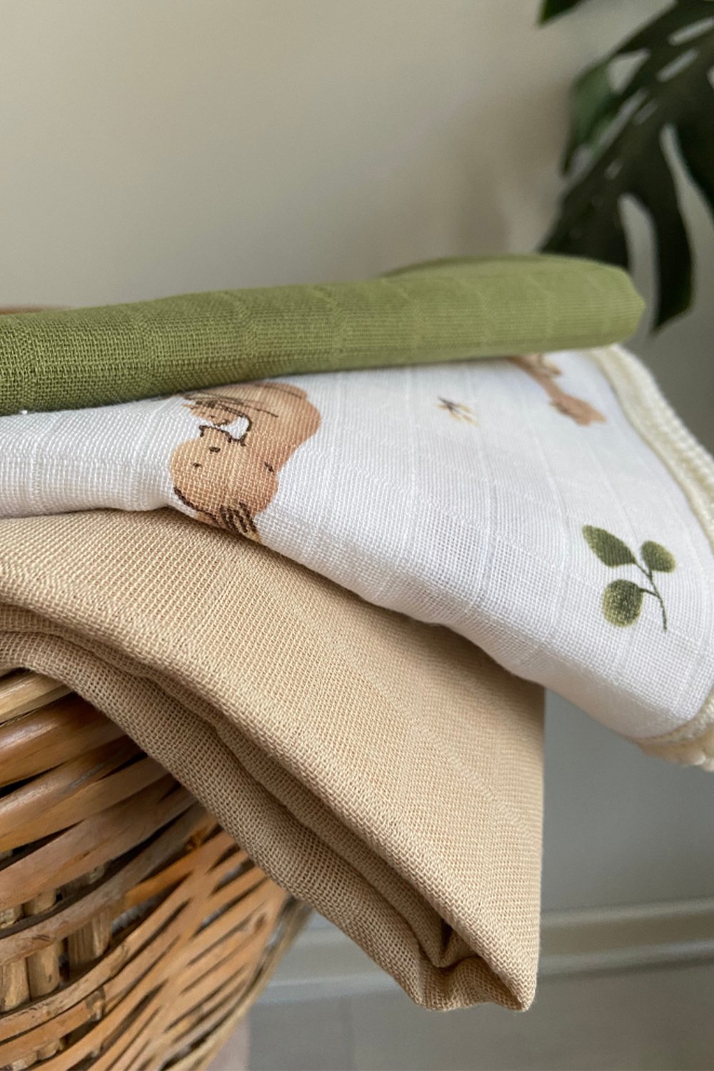 Zeynep Akdemir | Creative Studio-Muslin Bebek Battaniyesi / Örtü 3'lü Set-Müslin Örtü-1-Milagron.com