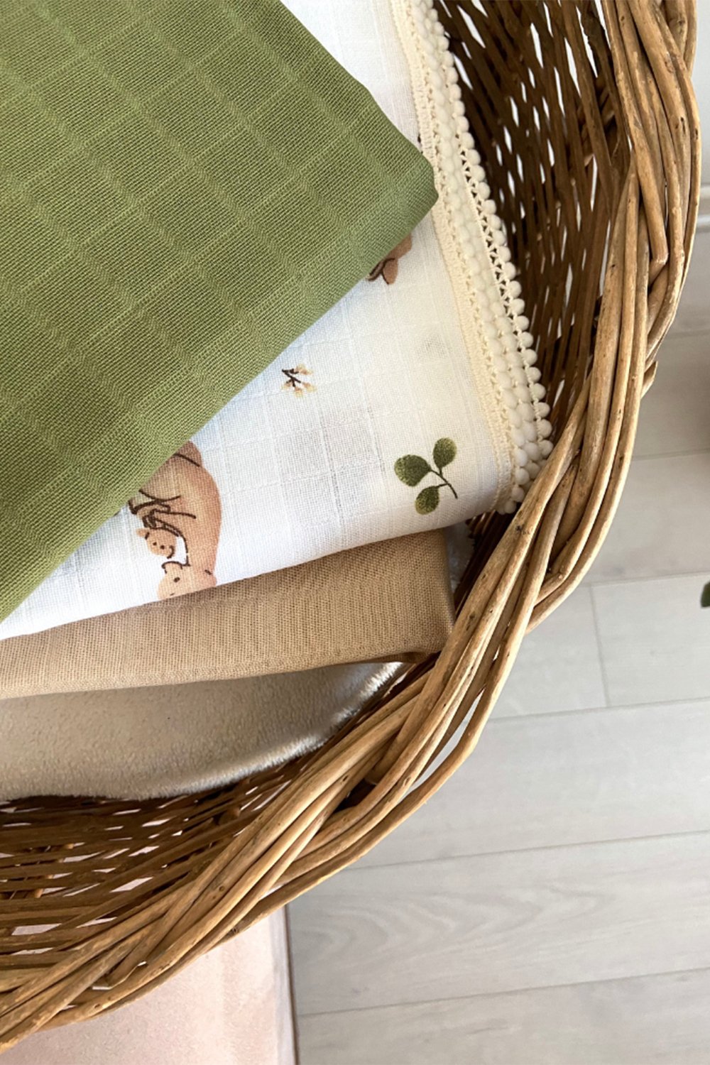 Zeynep Akdemir | Creative Studio-Muslin Bebek Battaniyesi / Örtü 3'lü Set-Müslin Örtü-2-Milagron.com