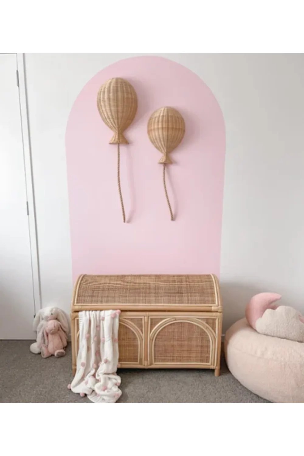 Zoa Collection-2'li Rattan Balon-Duvar Dekorları-1-Milagron.com