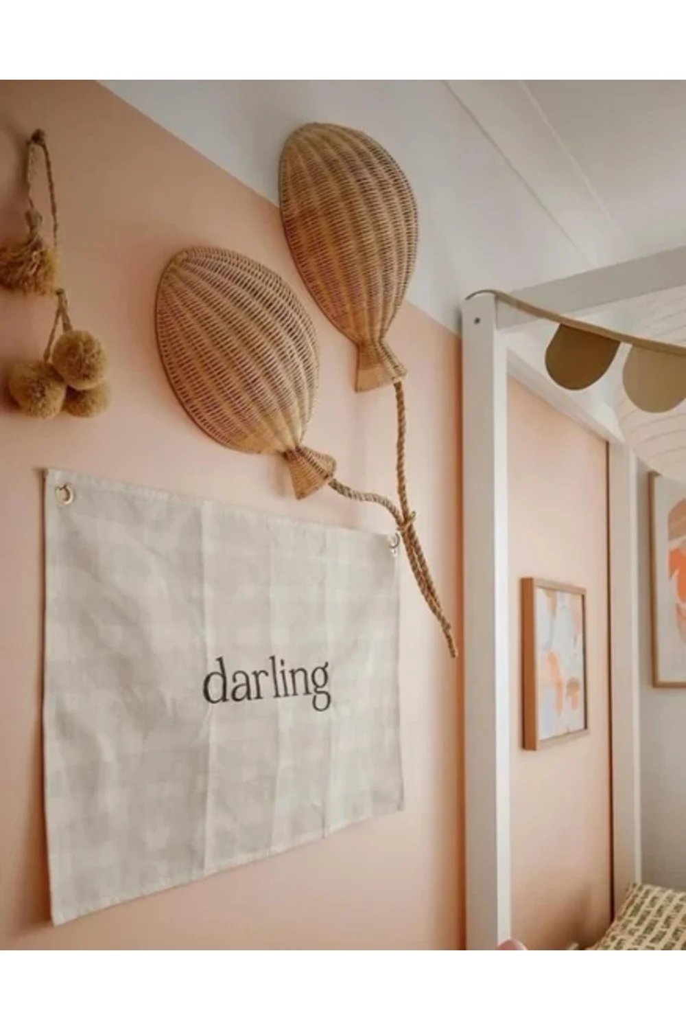 Zoa Collection-2'li Rattan Balon-Duvar Dekorları-2-Milagron.com