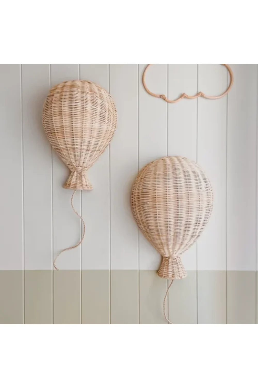Zoa Collection-2'li Rattan Balon-Duvar Dekorları-3-Milagron.com