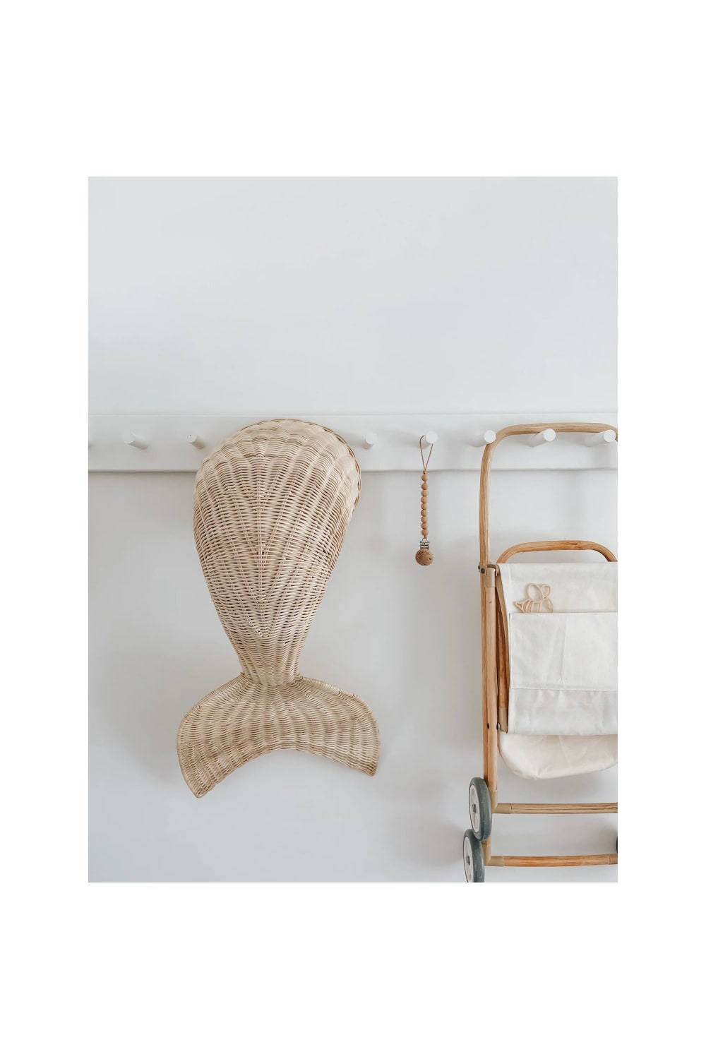 Zoa Collection-Deniz Kızı Rattan Duvar Dekoru-Duvar Dekorları-4-Milagron.com