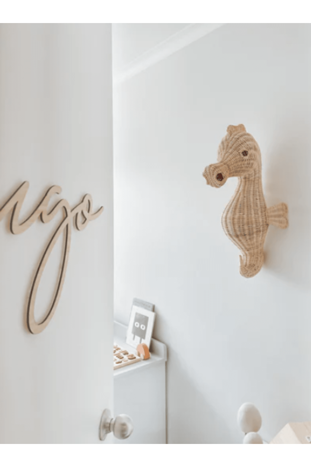 Zoa Collection-Rattan Deniz Atı Duvar Dekoru-Duvar Dekorları-1-Milagron.com