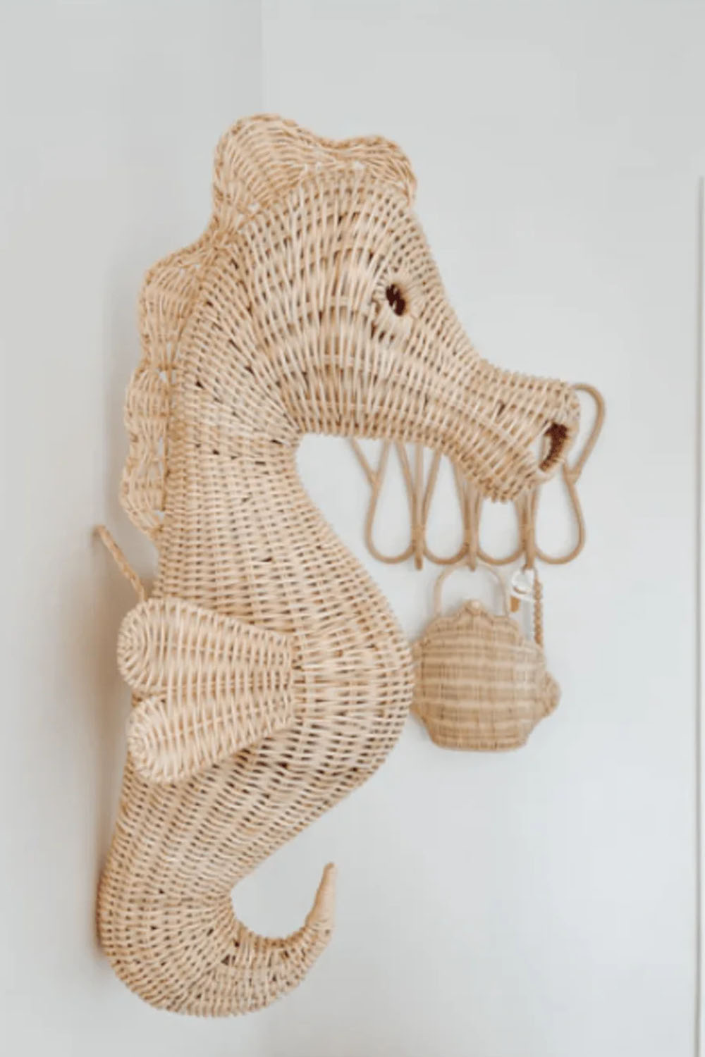 Zoa Collection-Rattan Deniz Atı Duvar Dekoru-Duvar Dekorları-3-Milagron.com